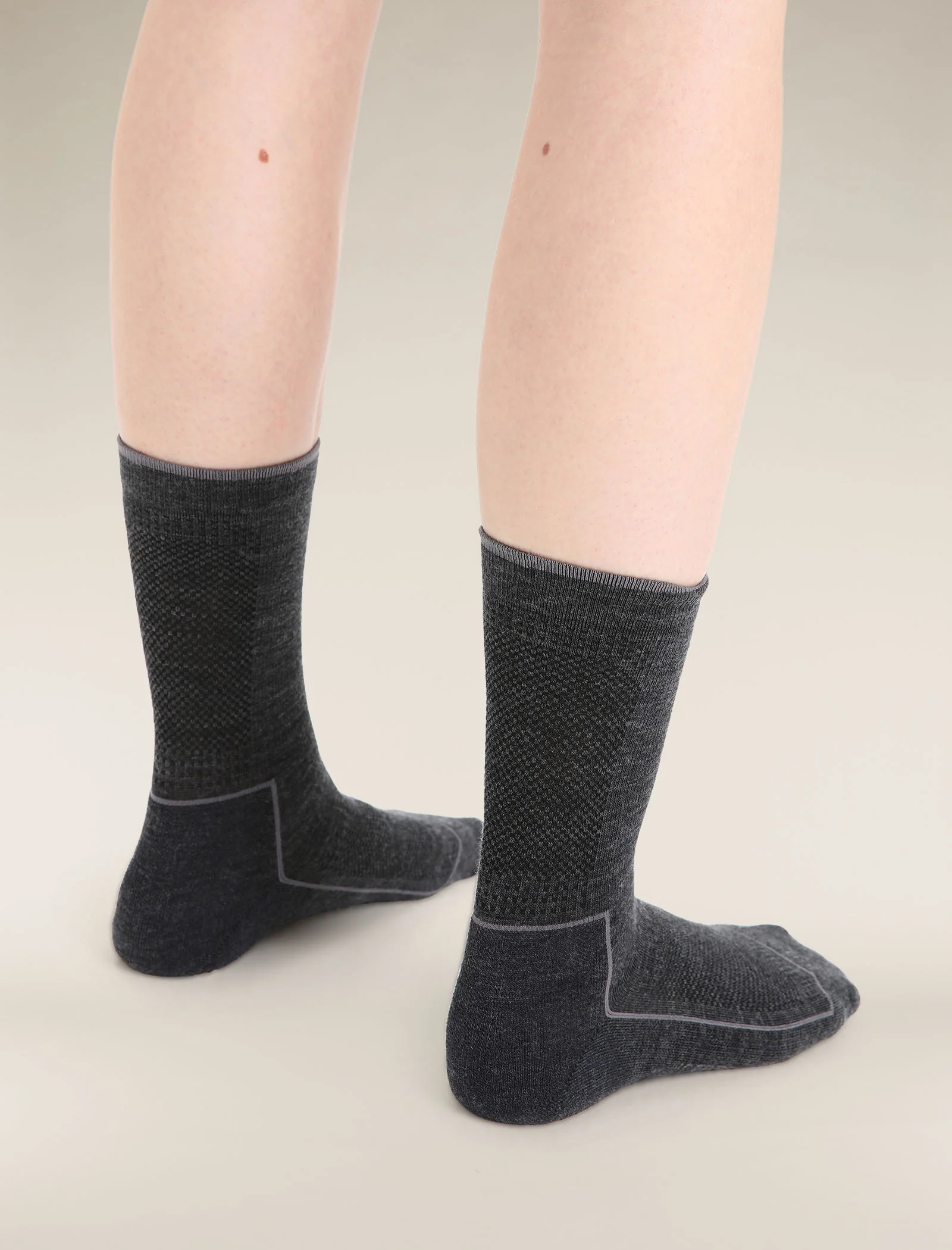 Calcetines de media caña de lana merino mezclada para senderismo Hike Cool-Lite