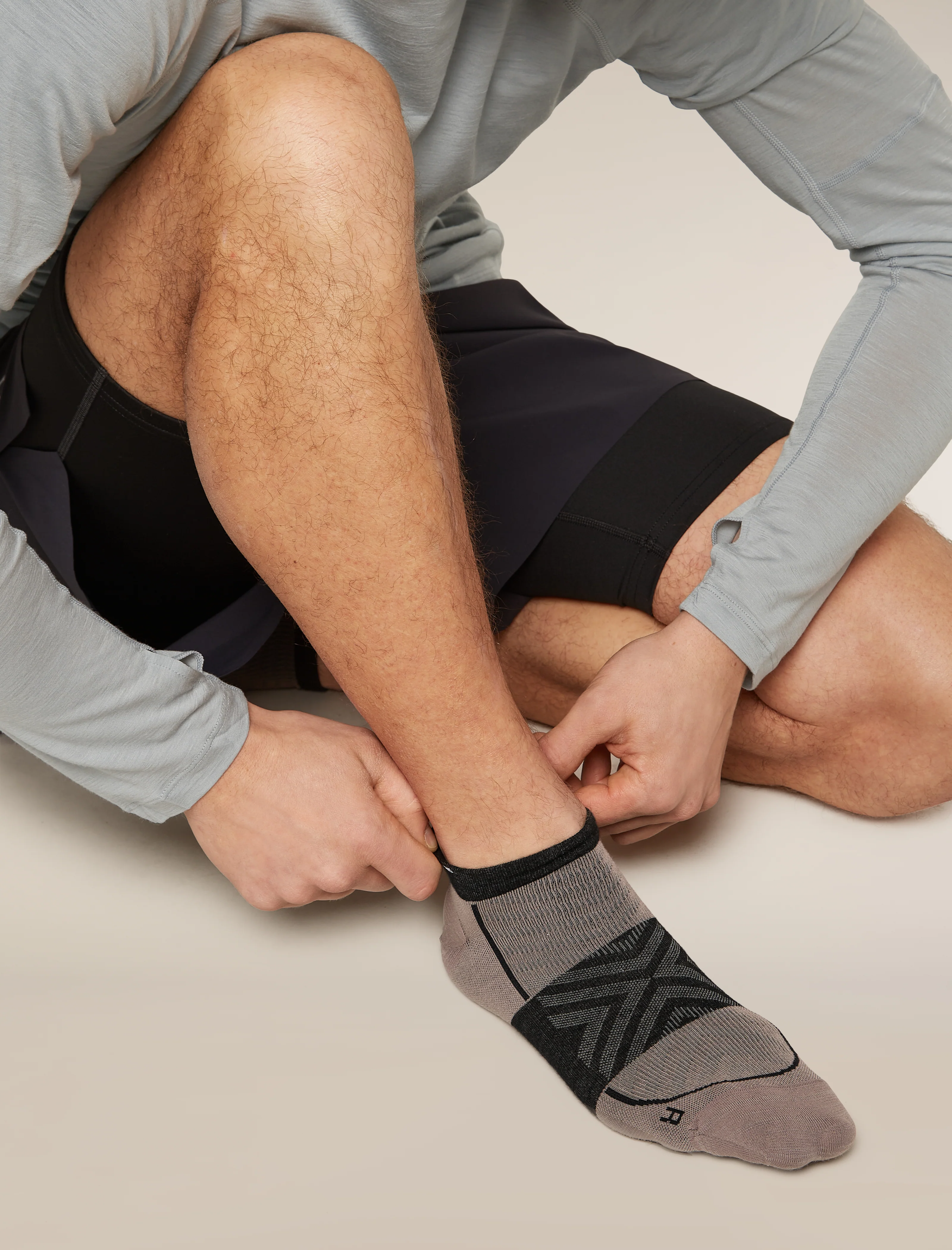 Calcetines ultraligeros micro Run+ de mezcla de lana merino para hombre