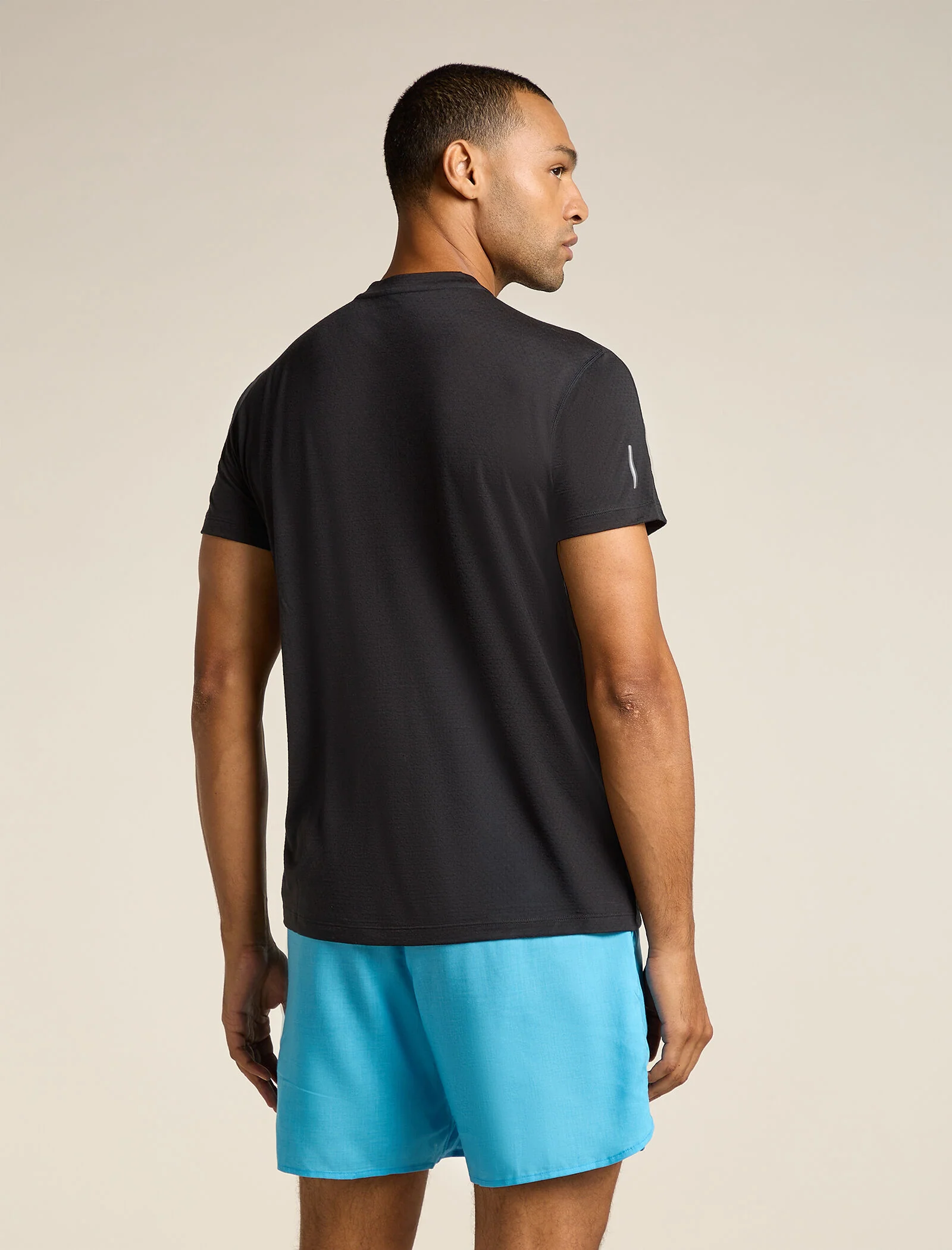 Camiseta de manga corta con cierre a cremallera de 1/4 para hombre Merino Blend 125 Cool-Lite™
