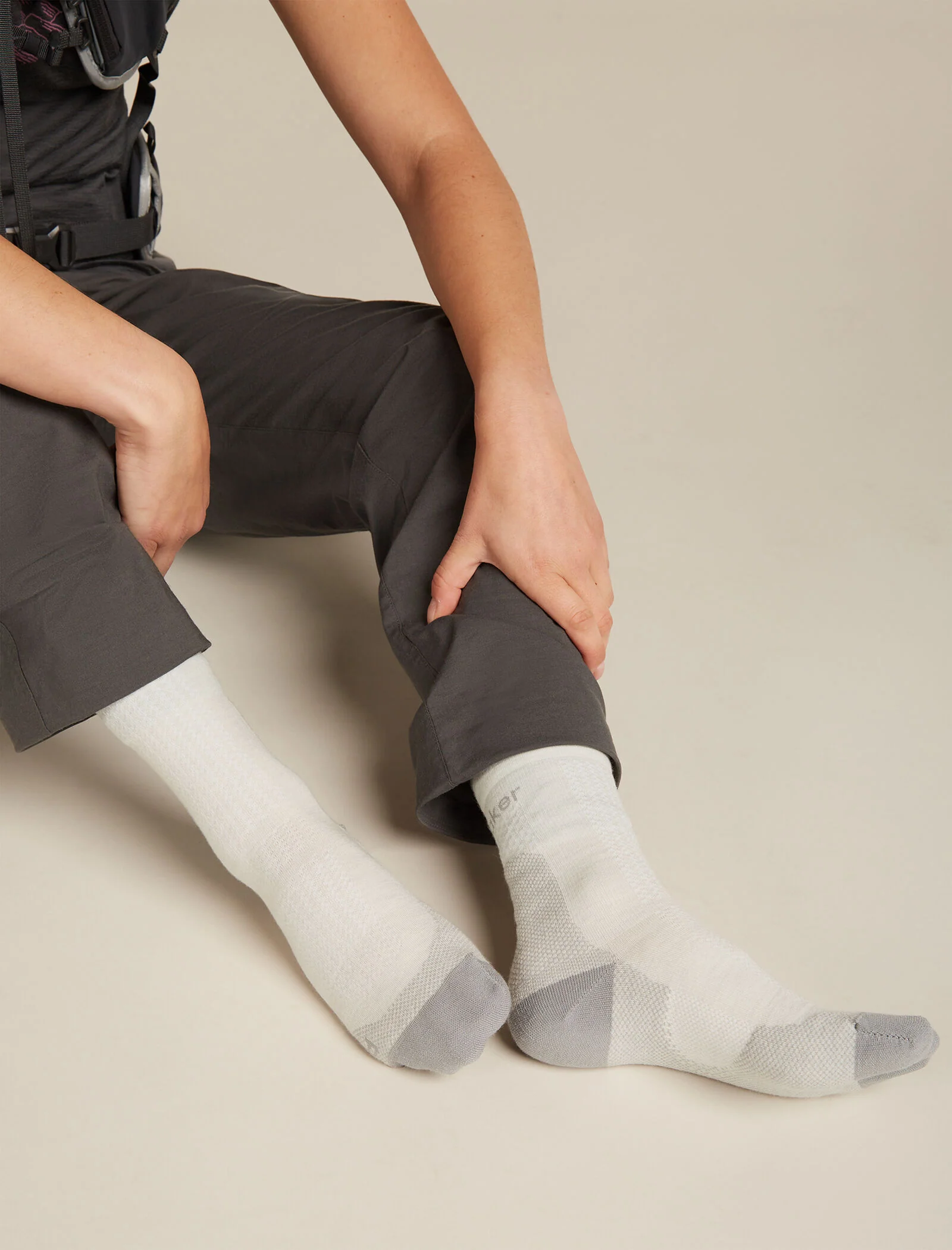 Calcetines para Mujer Merino Hike+ Ultraligeros de Manga Corta