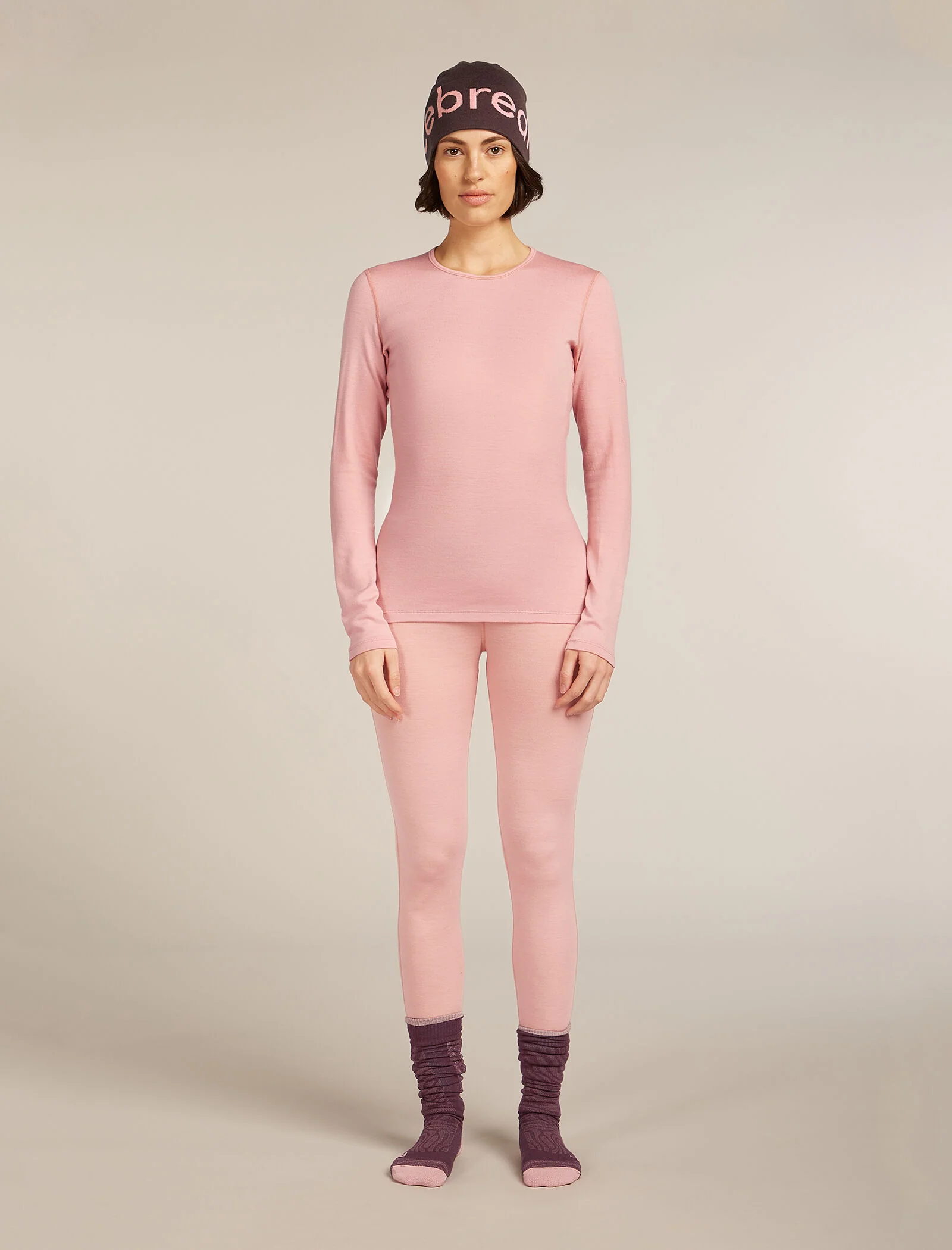 Top térmico de manga larga Crewe de lana merina 260 Tech para mujer