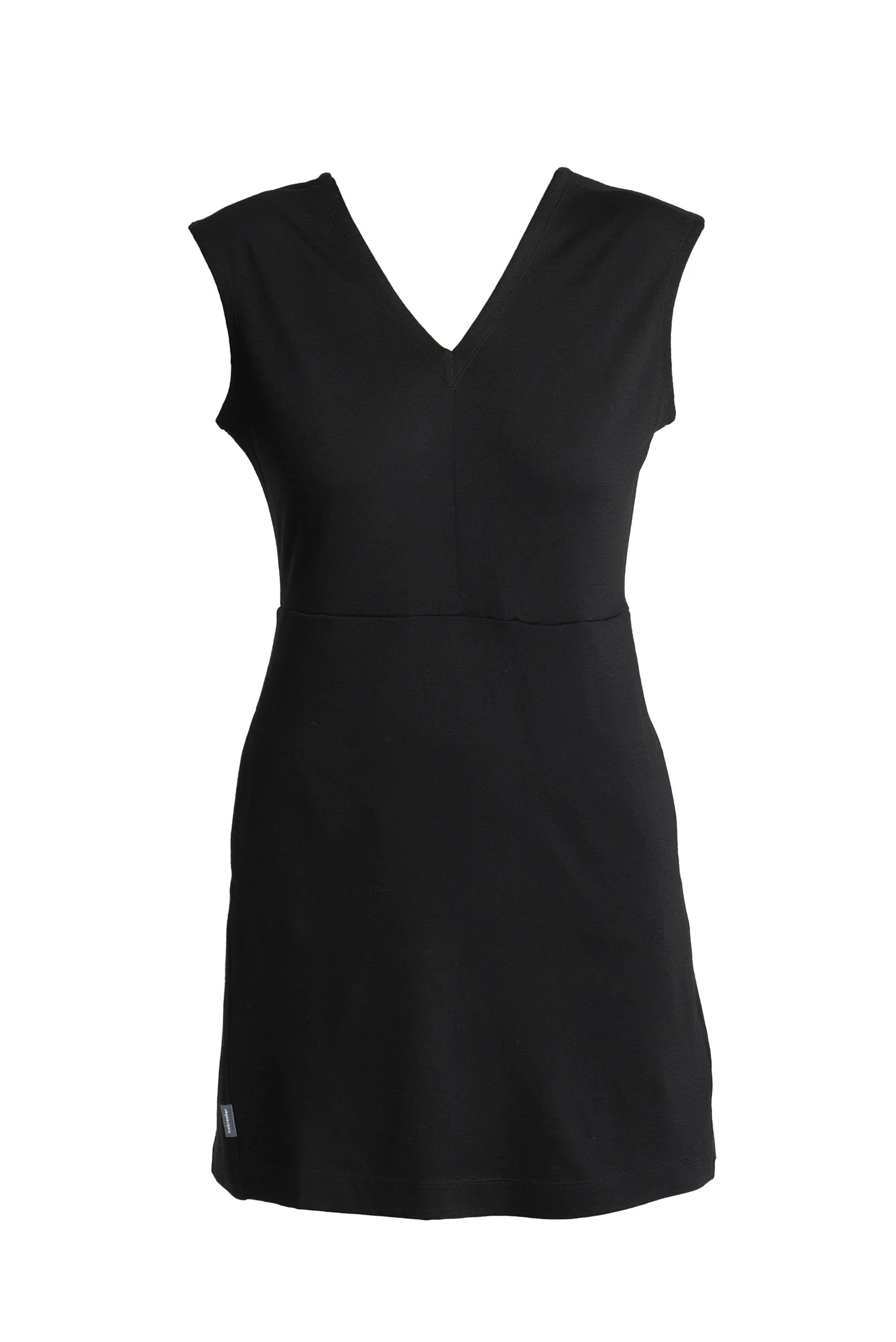 Vestido sin mangas de cuello en V para mujer Merino 200 Granary
