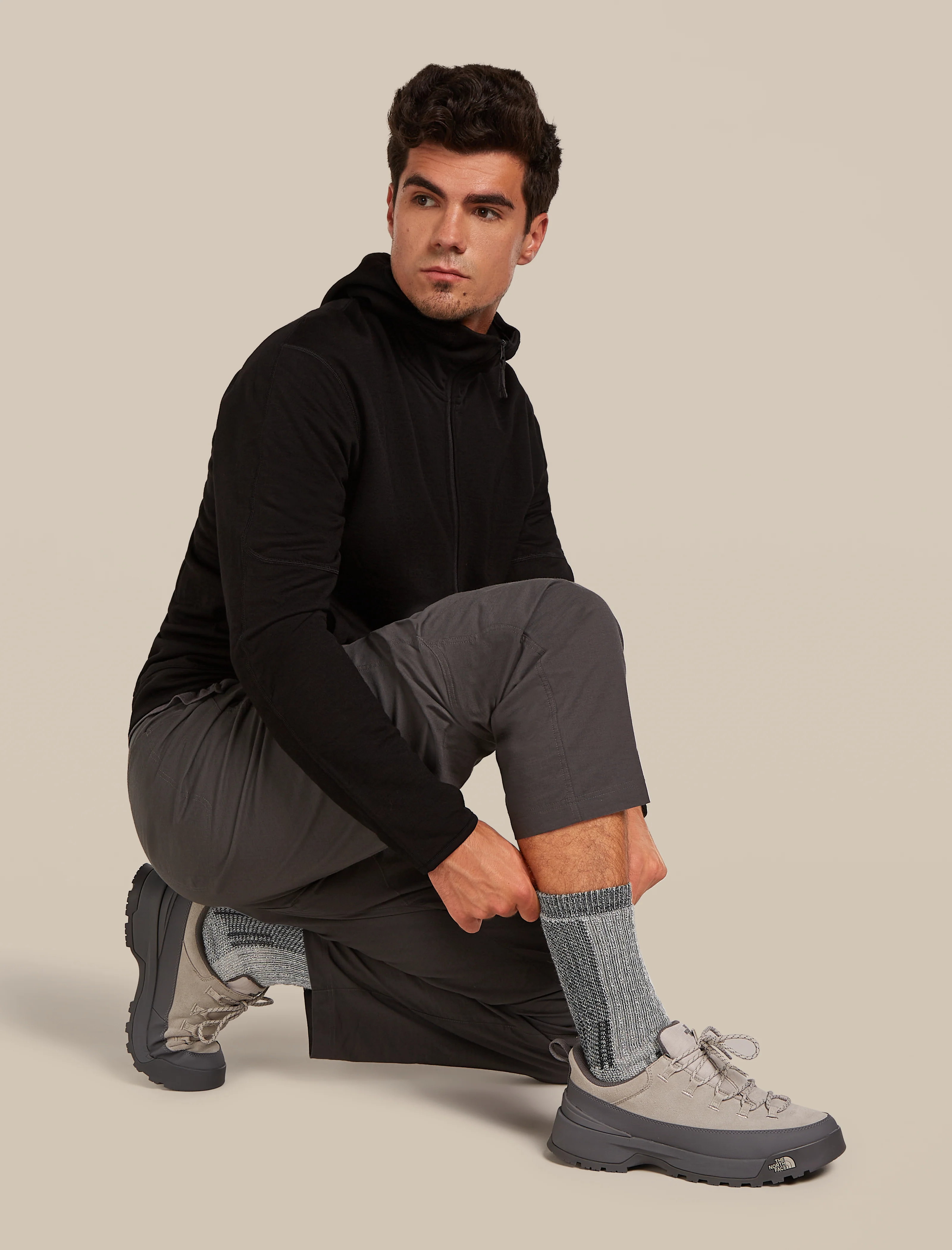Calcetines para Hombres Merino Hike+ Mountaineer de Media Puntera