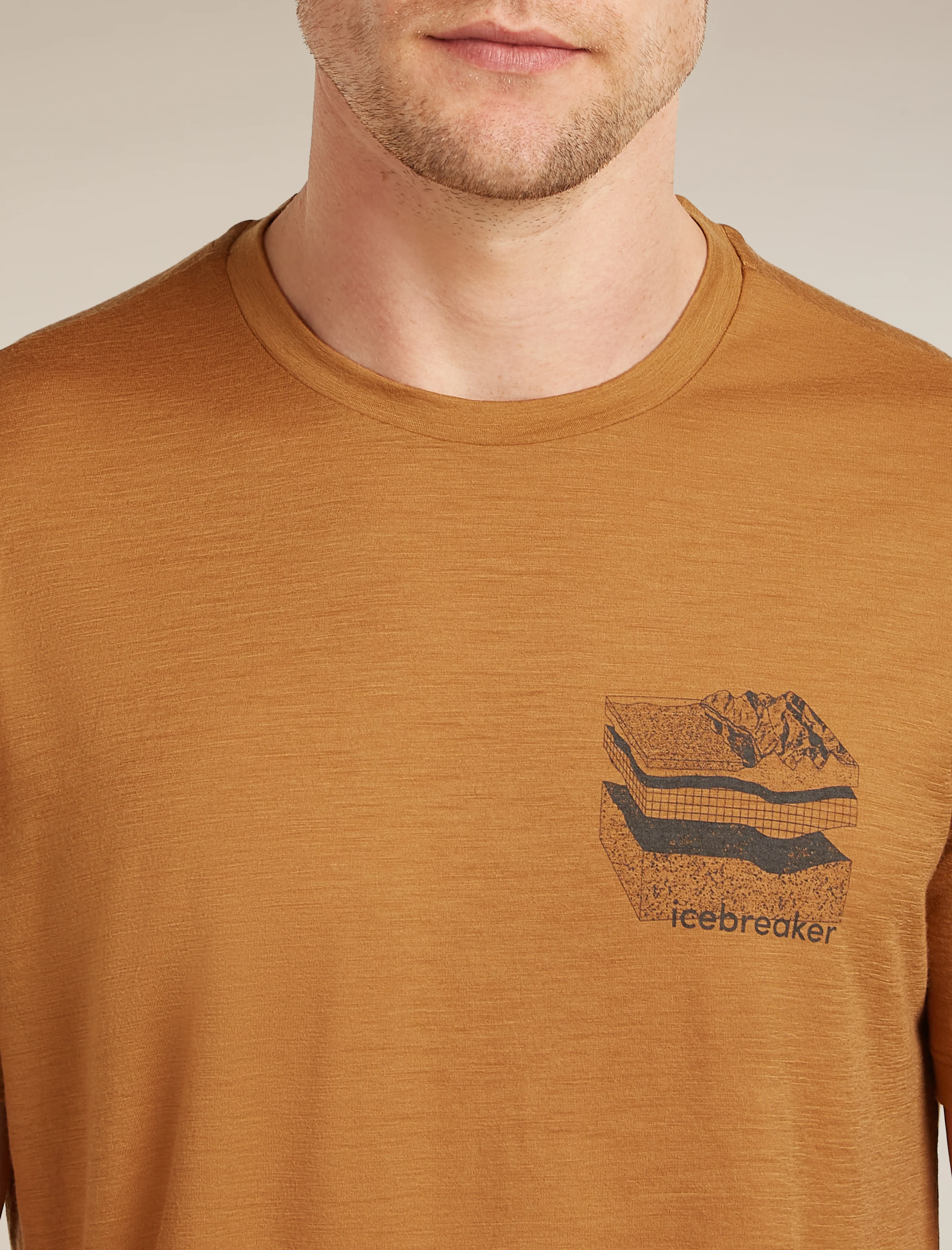 Camiseta de manga corta técnica Merino 150 Tech Lite para hombre, capas evolutivas