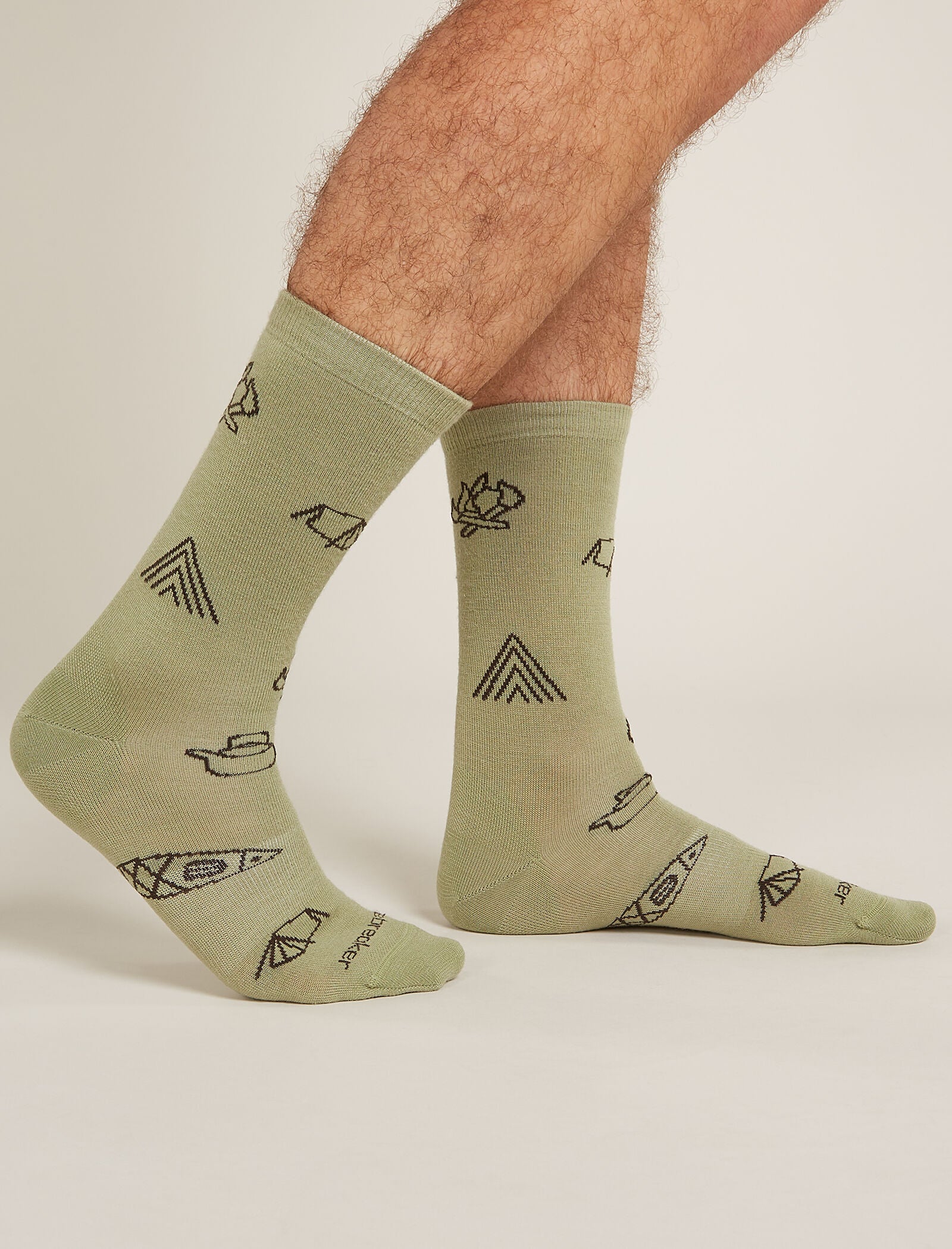 Calcetines para Hombre Merino Lifestyle Ultralight Crew Camp Essentials