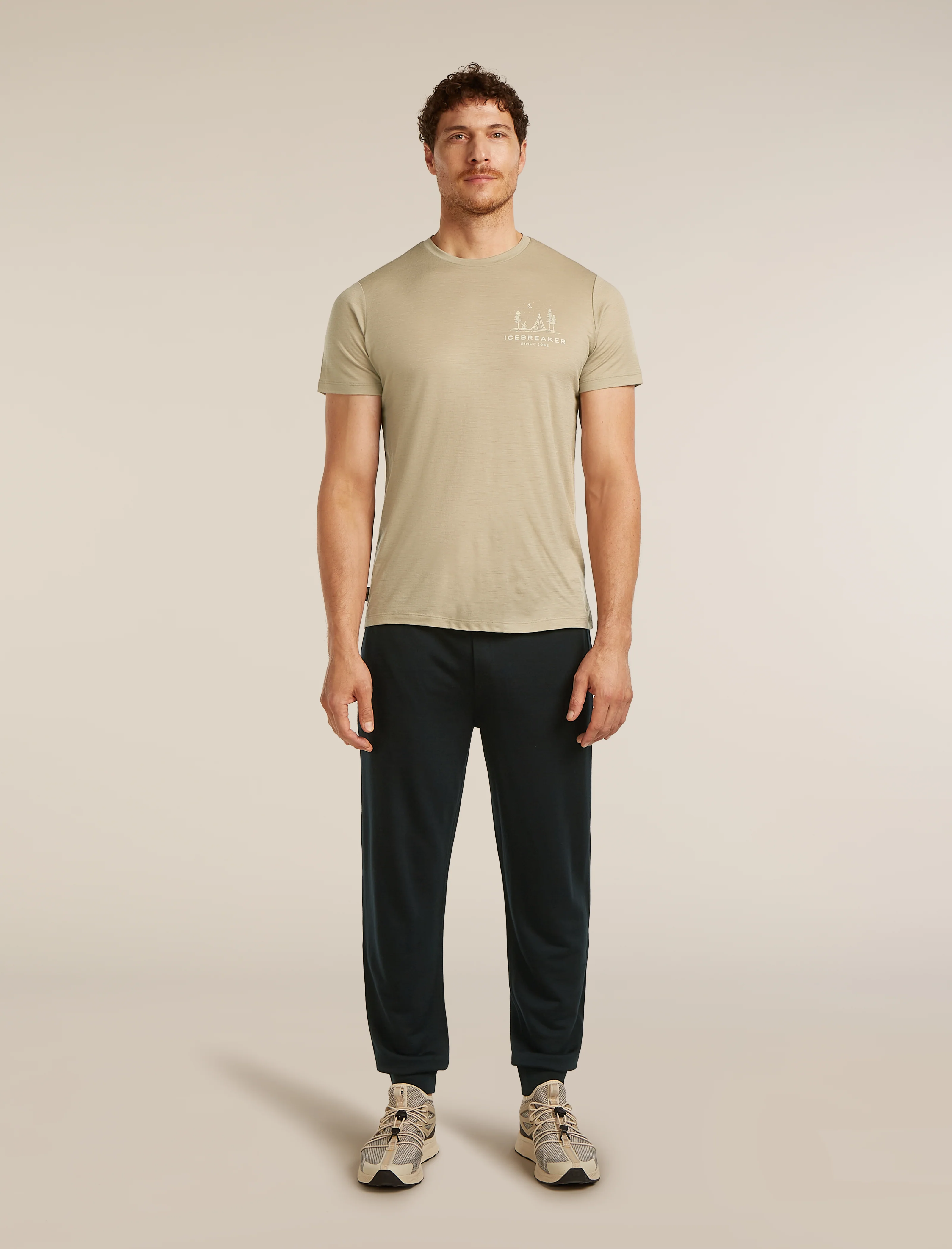 Camiseta corta de manga corta Merino 150 Tech Lite para hombre Peaceful Pass
