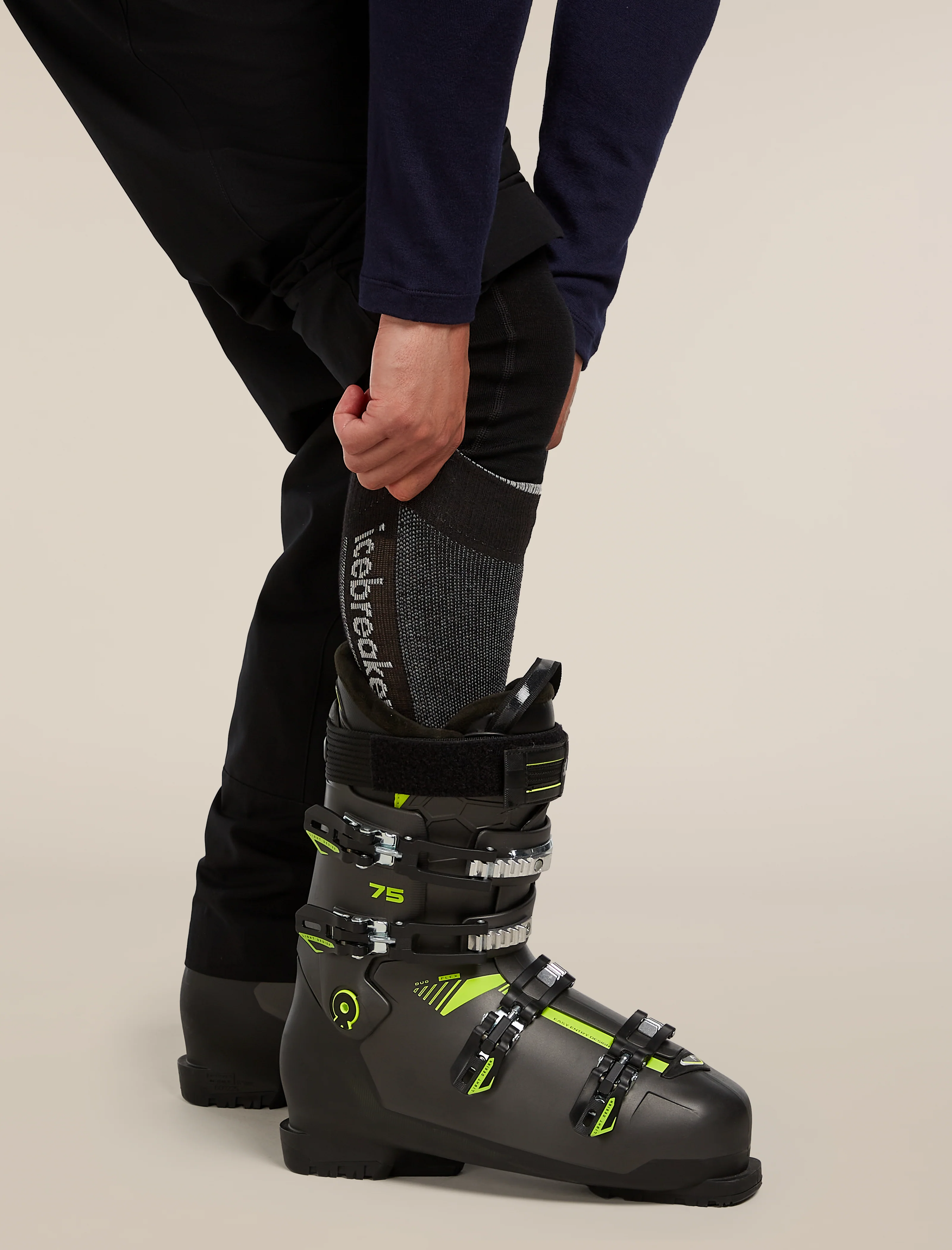 Calcetines para Hombre Merino Ski+ Light Por Encima del Tobillo