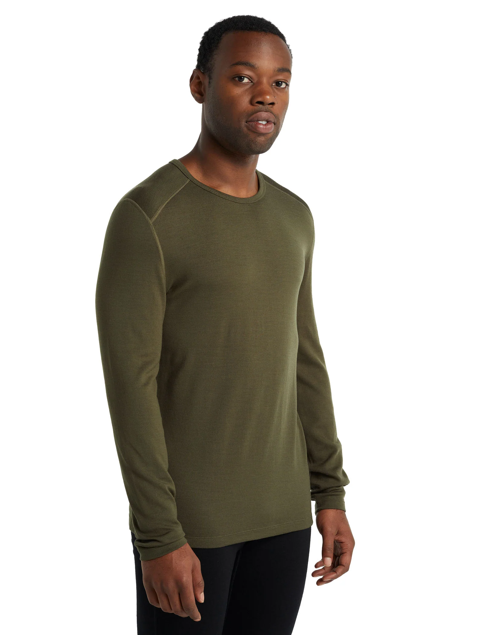 Camiseta térmica de manga larga con cuello redondo Merino 260 Tech para hombre