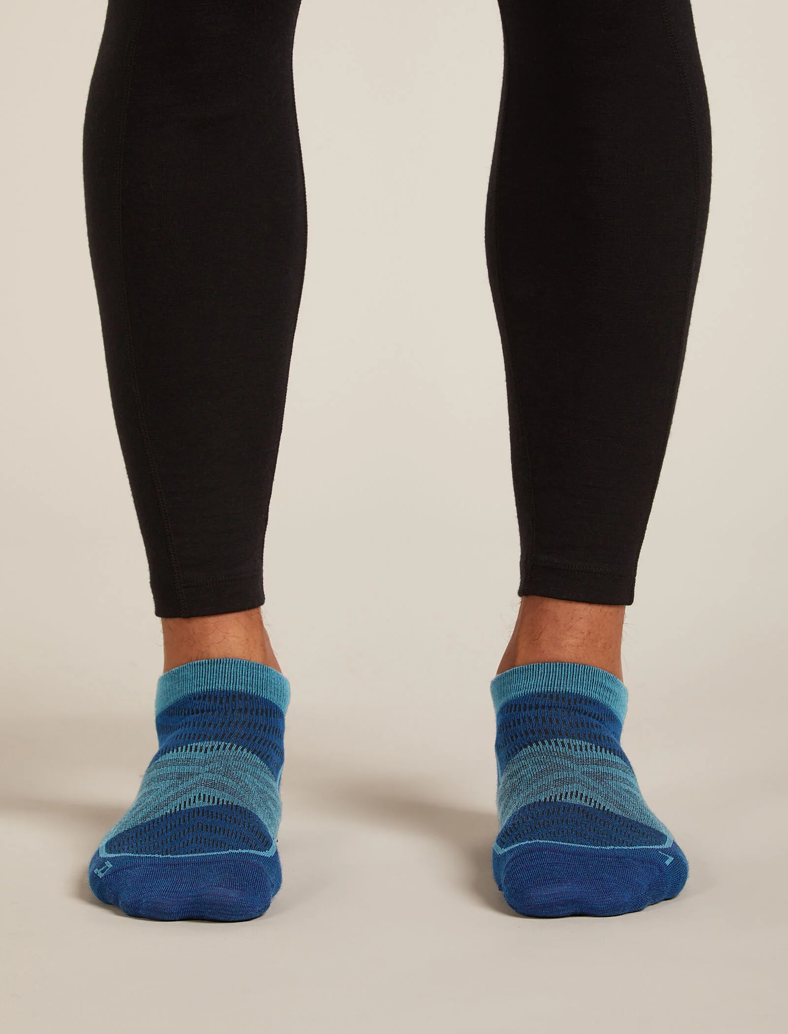 Calcetines ultraligeros micro para correr de mezcla de lana merina para hombre