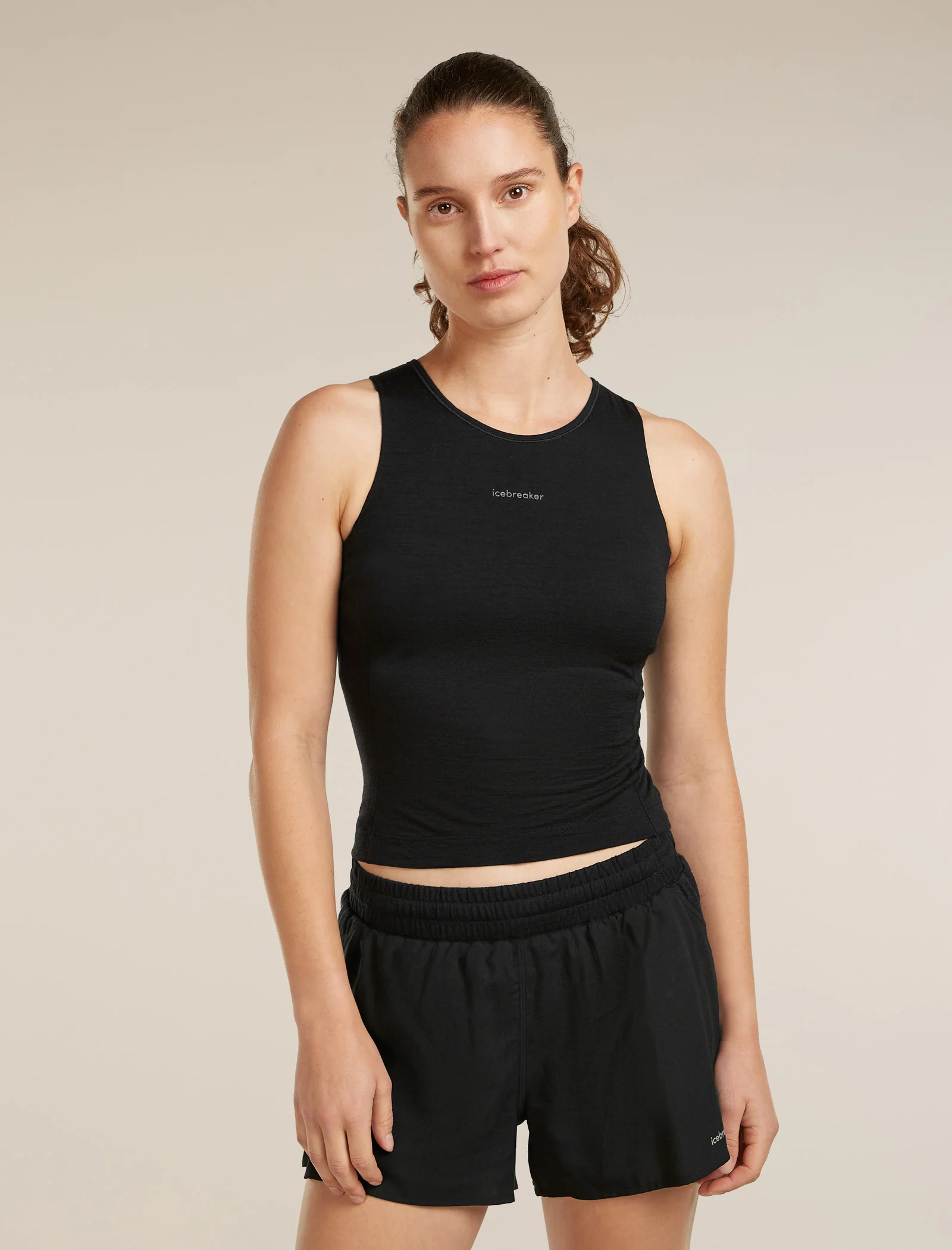 Top para Mujeres Merino 150 Activo Corto Tipo Bra-Tank