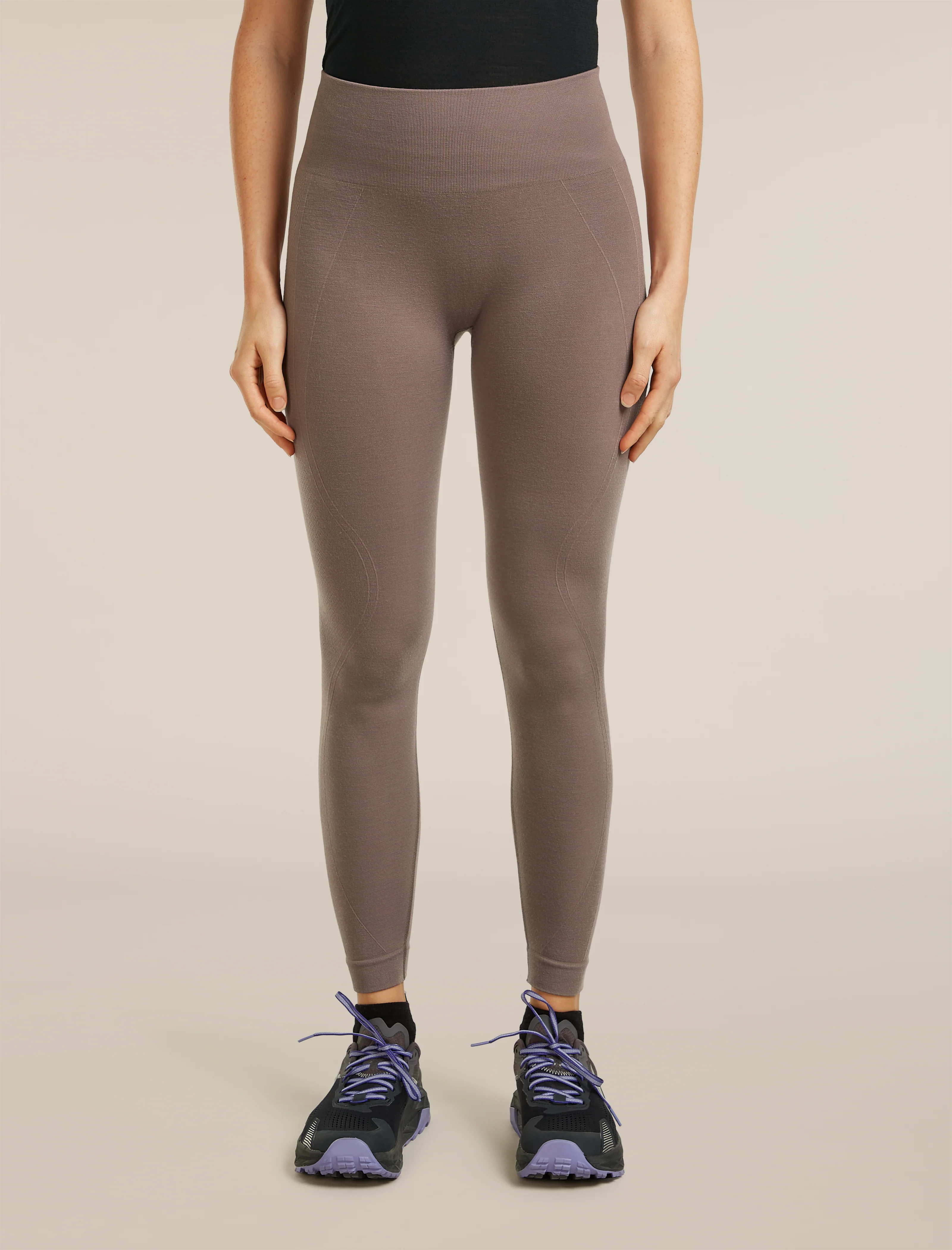Mallas de 25" sin costuras de mezcla de lana merina 260 ZoneKnit™ para mujer