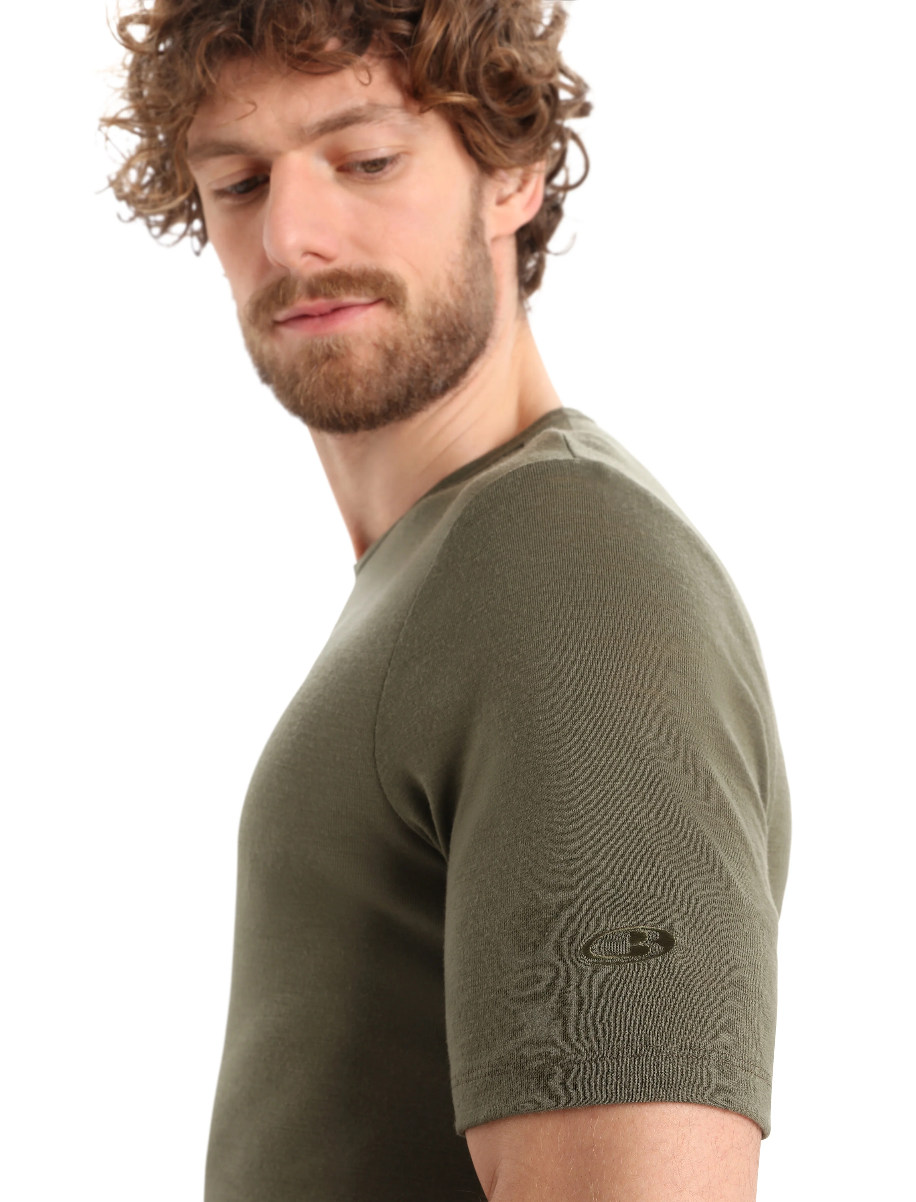 Camiseta térmica de manga corta Crewe para hombre de lana merina 175, everyday