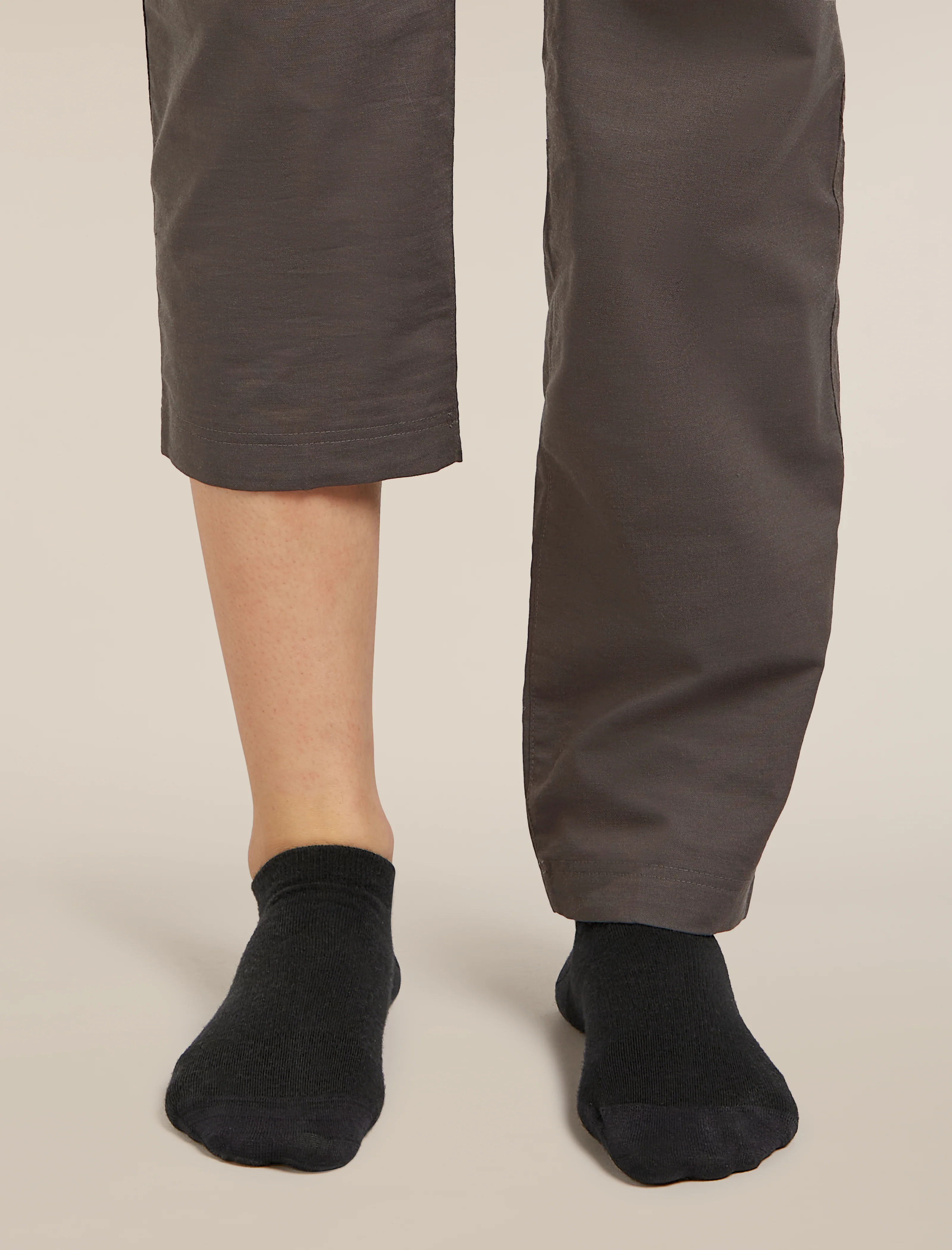 Calcetines finos sin mostrar de lana merino para mujer