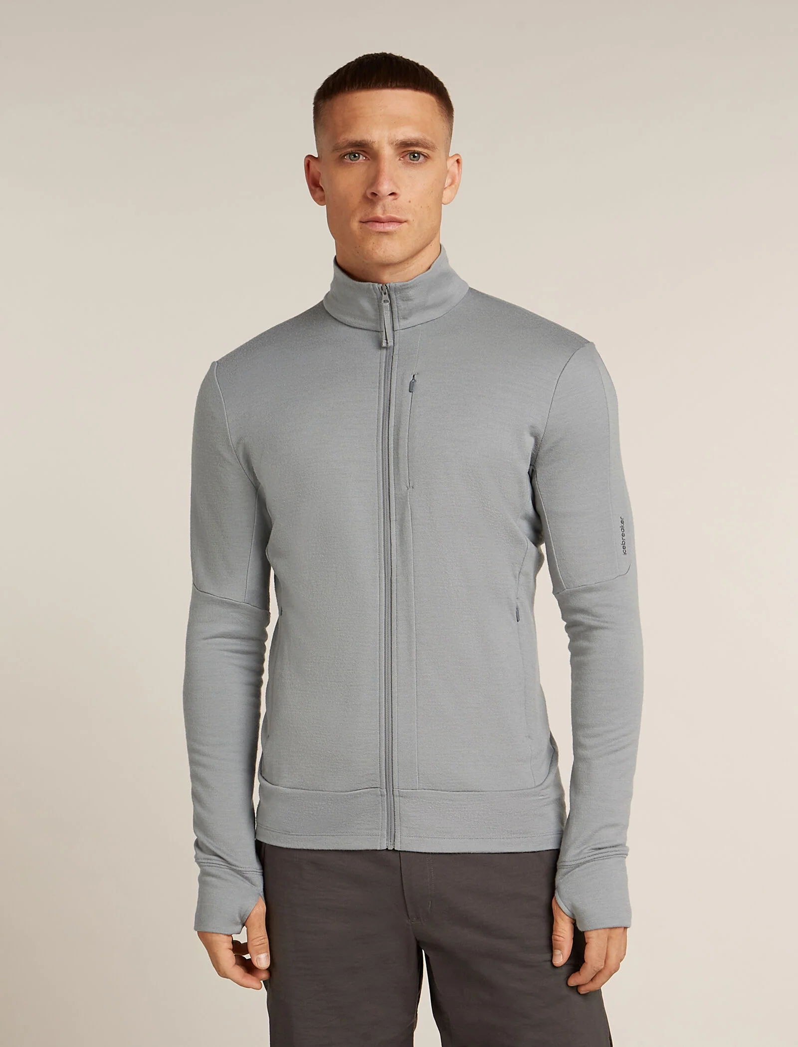 Chaqueta de manga larga con cremallera Merino 260 Quantum para hombre