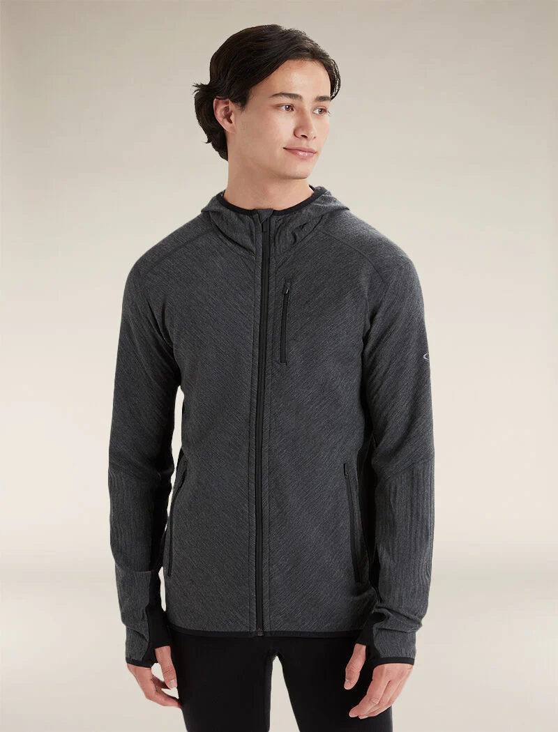 Sudadera con capucha de manga larga para hombre