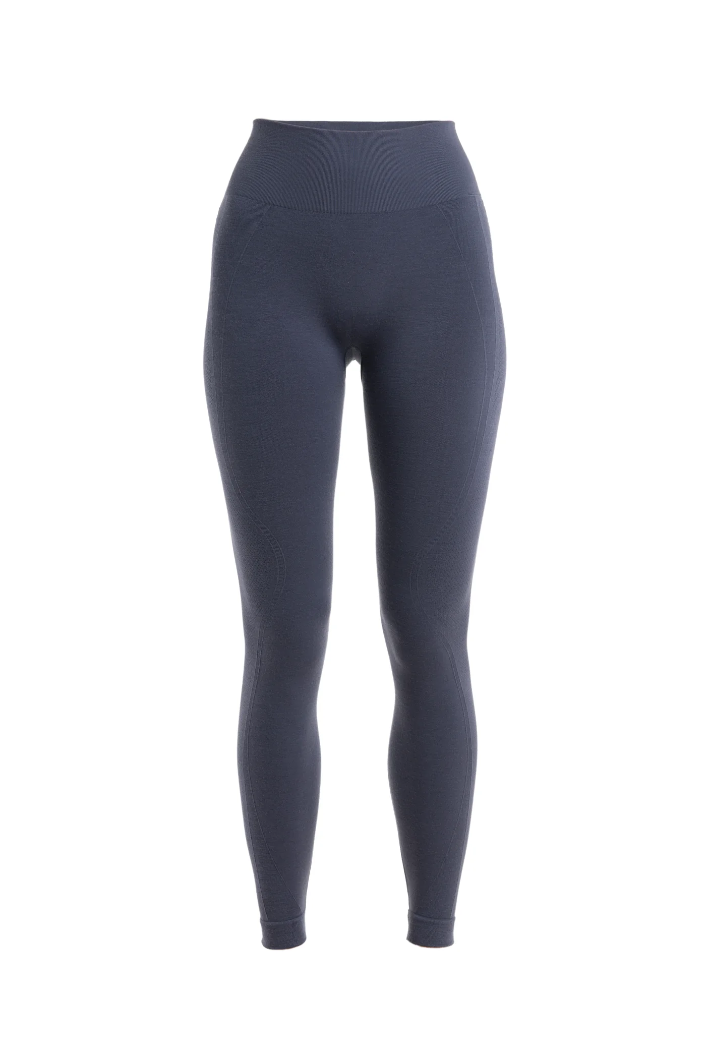 Mallas de 25" sin costuras de mezcla de lana merina para mujer