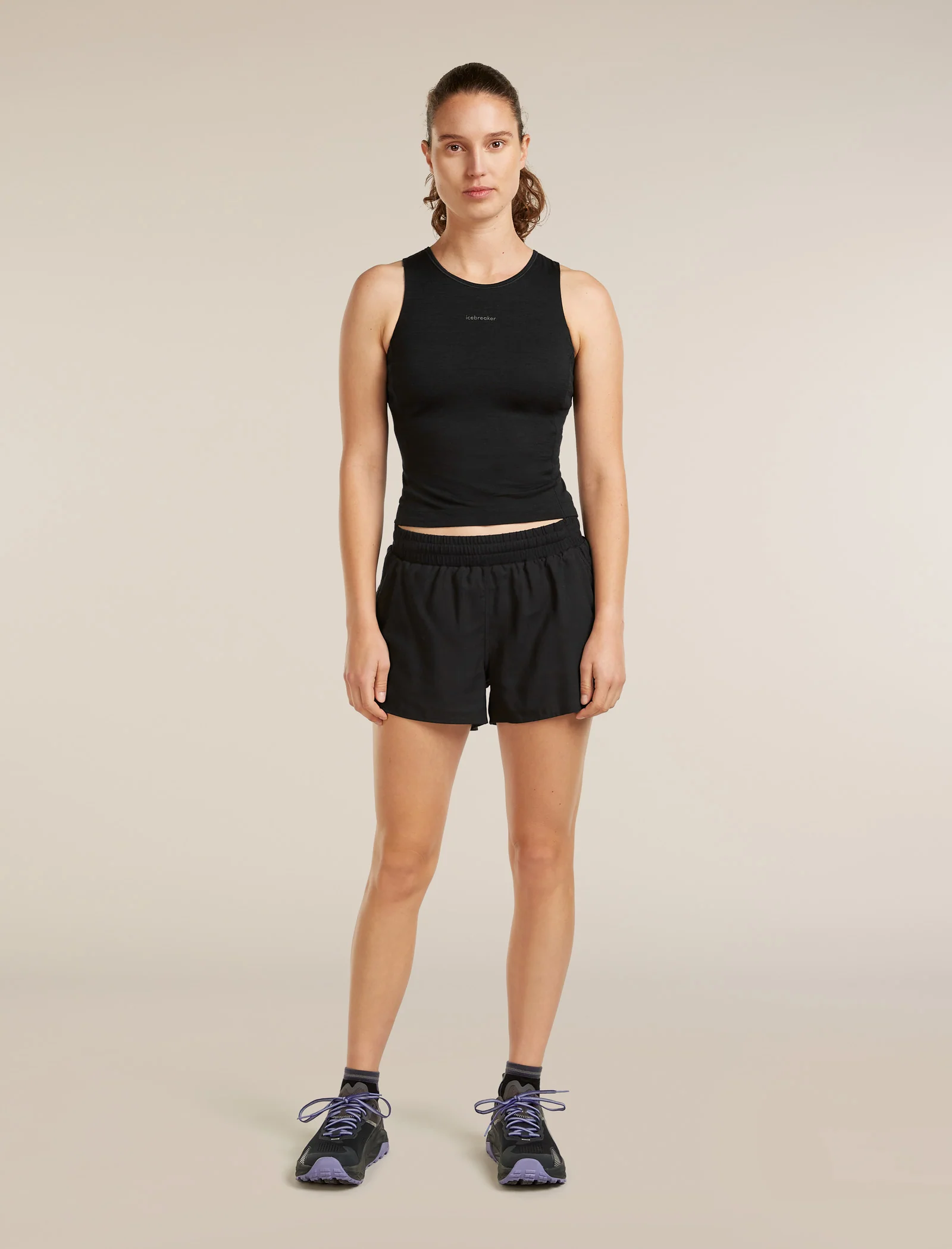 Top para Mujeres Merino 150 Activo Corto Tipo Bra-Tank
