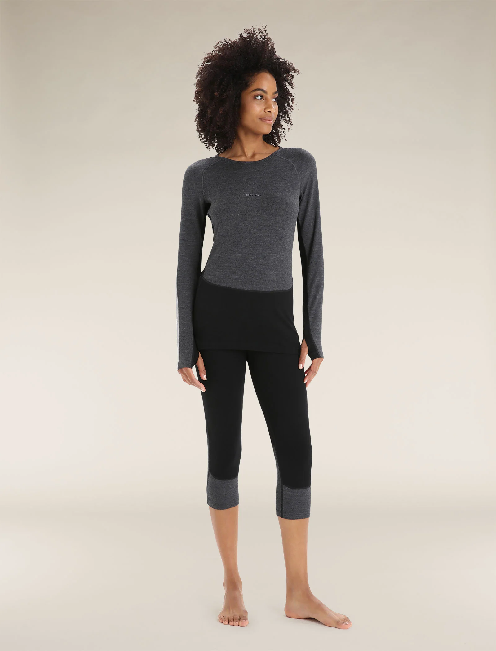 Top térmico de manga larga ZoneKnit™ para mujer