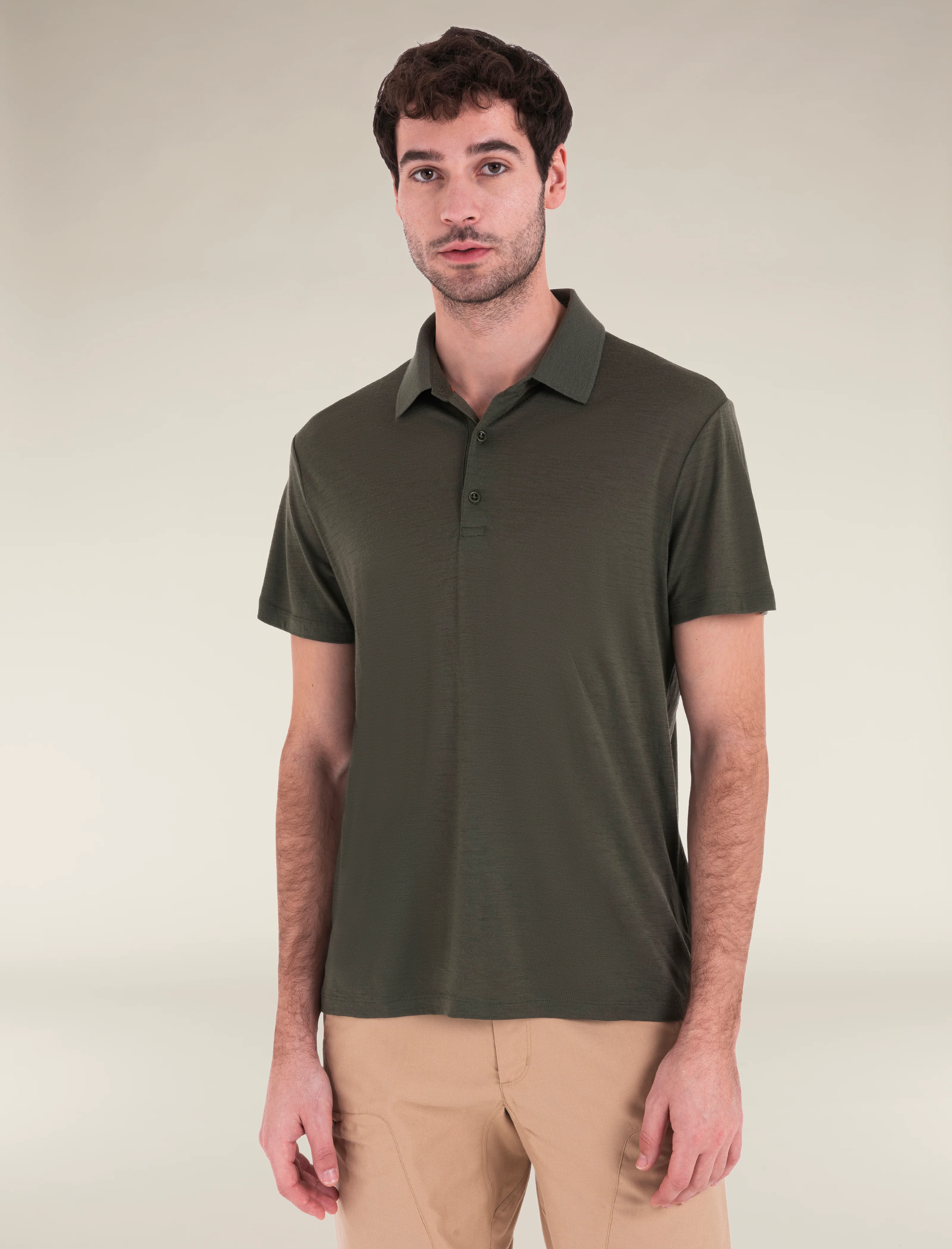 Polo corto de manga corta para hombre Merino 150 Tech Lite