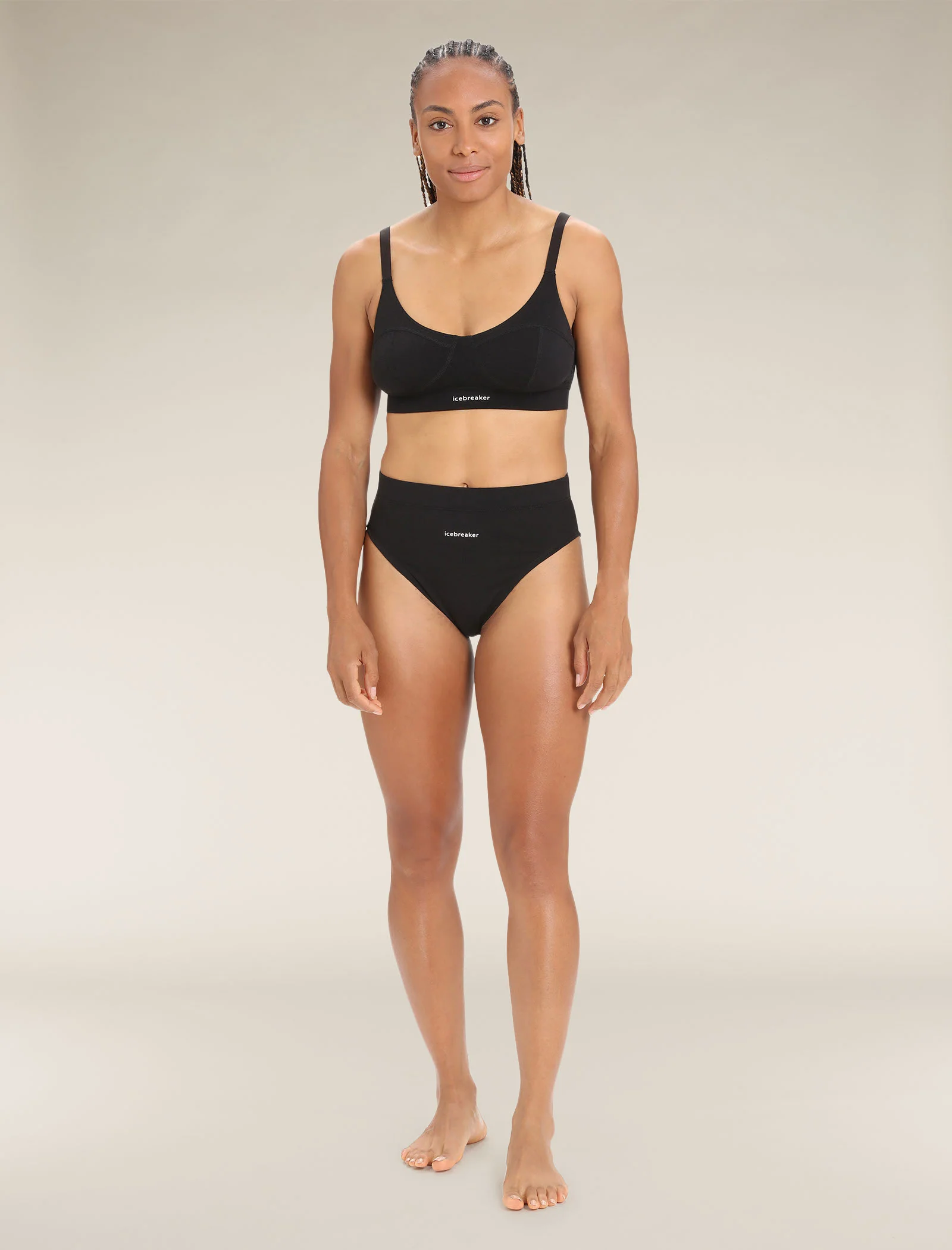 Brief de corte alto para mujer