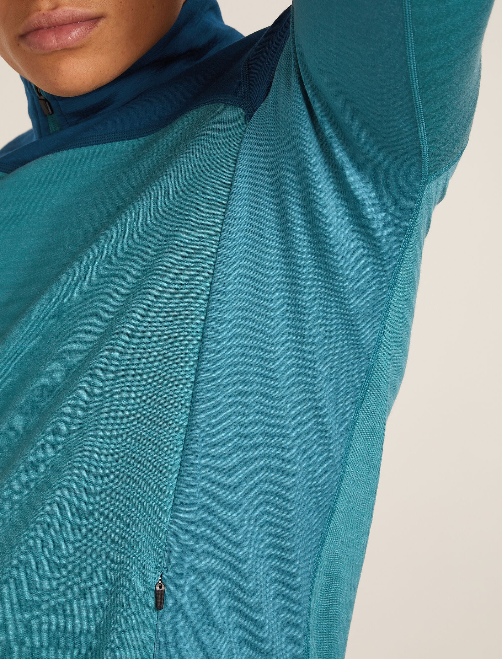 Chaqueta de manga larga con cremallera para hombre Merino Blend 300 RealFleece™ Descender