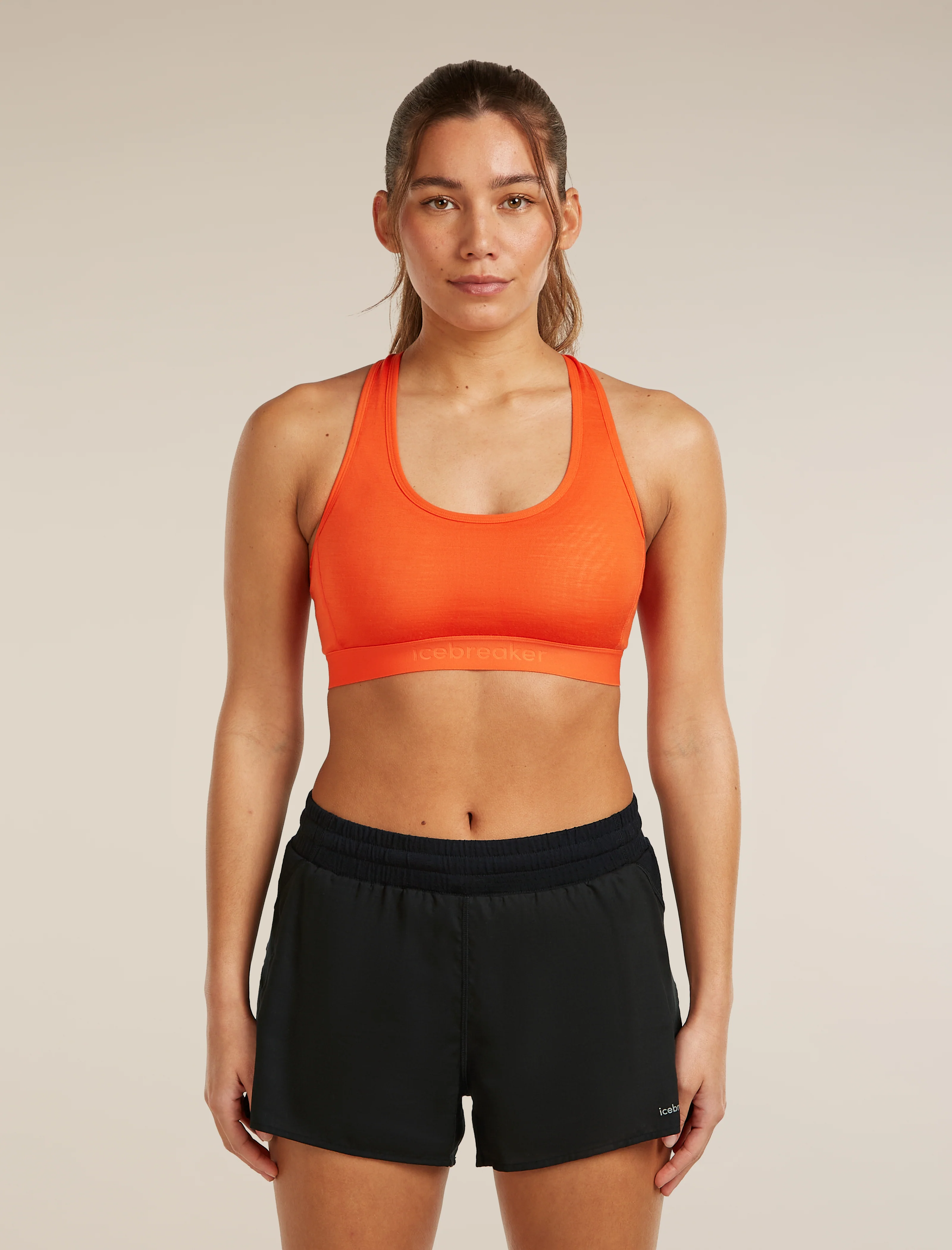 Bras de mujer Merino Blend 125 ZoneKnit™ con espalda en forma de cruz