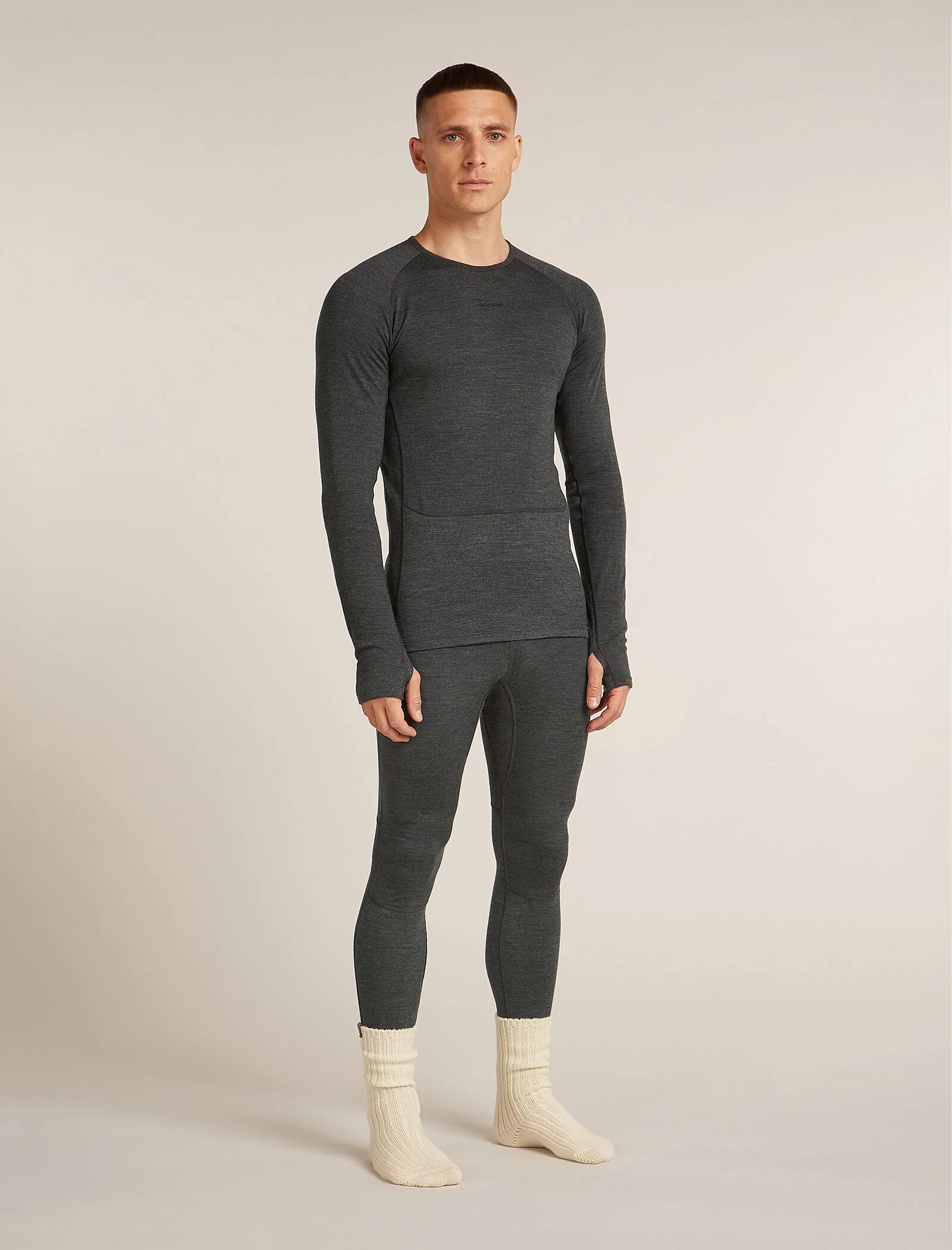 Camiseta térmica de manga larga ZoneKnit™ para hombre de lana merina 260
