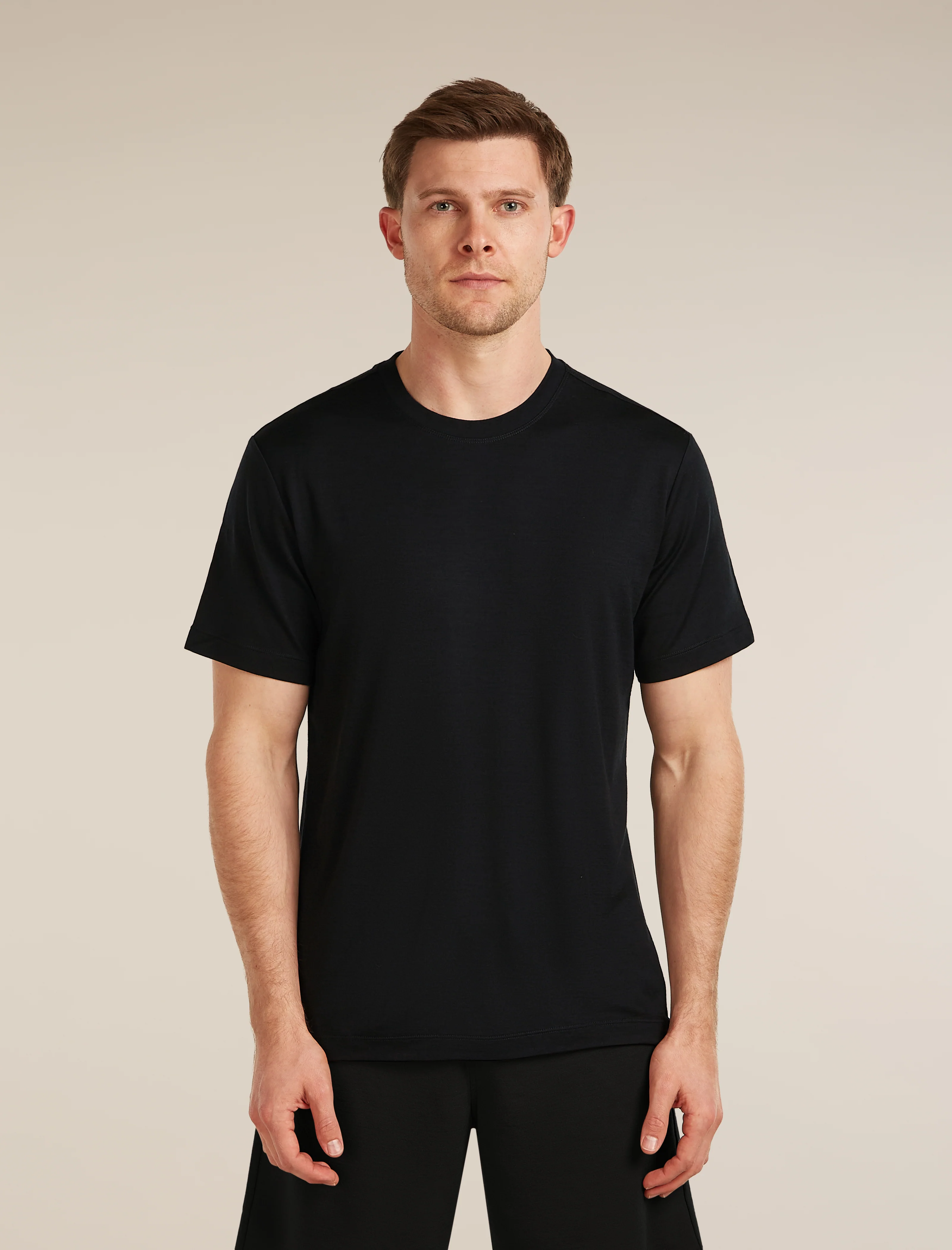 Camiseta de manga corta MerinoFine™ para hombre de 15,5 micrones