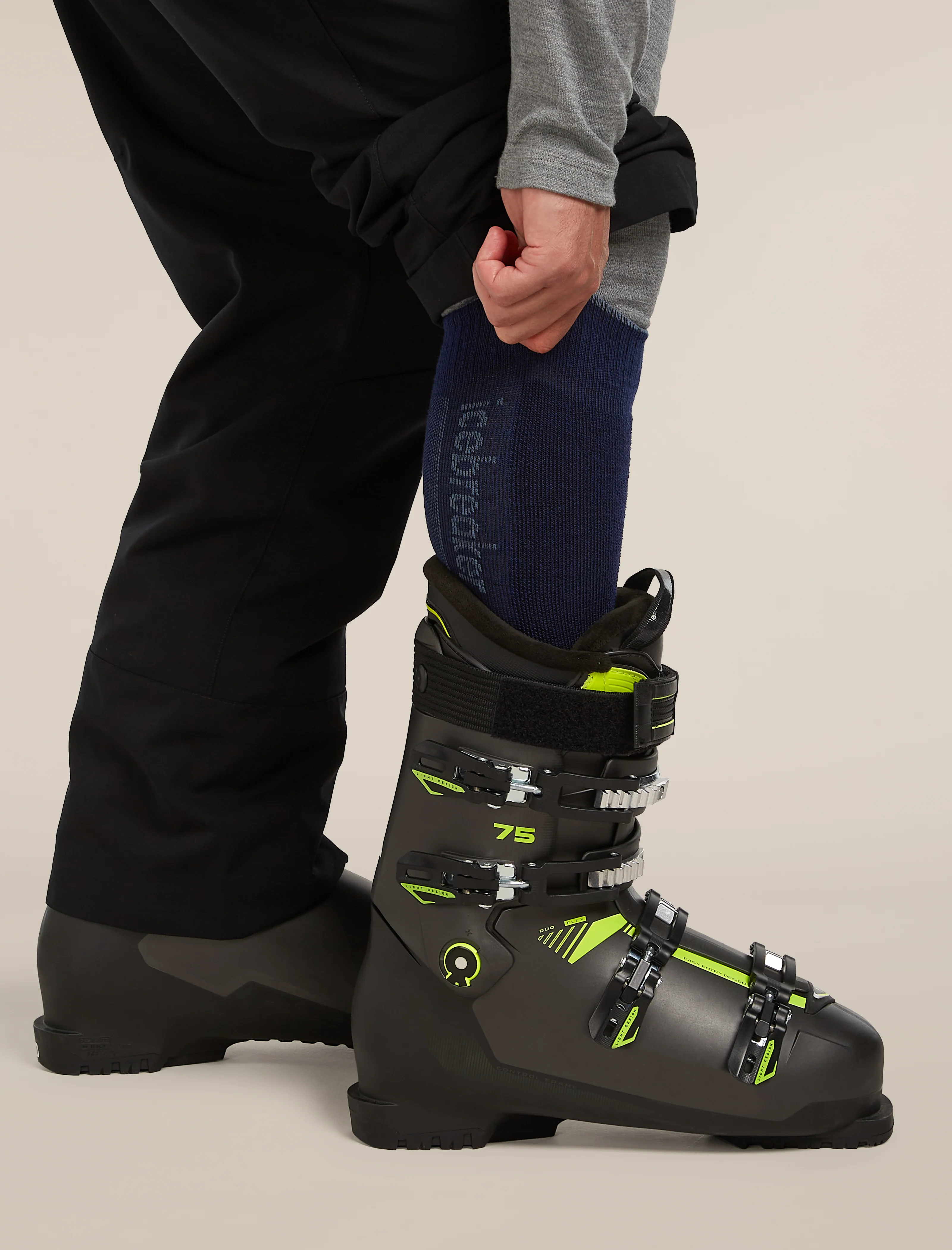 Calcetines para Hombre Merino Ski+ Light Por Sobre el Tobillo