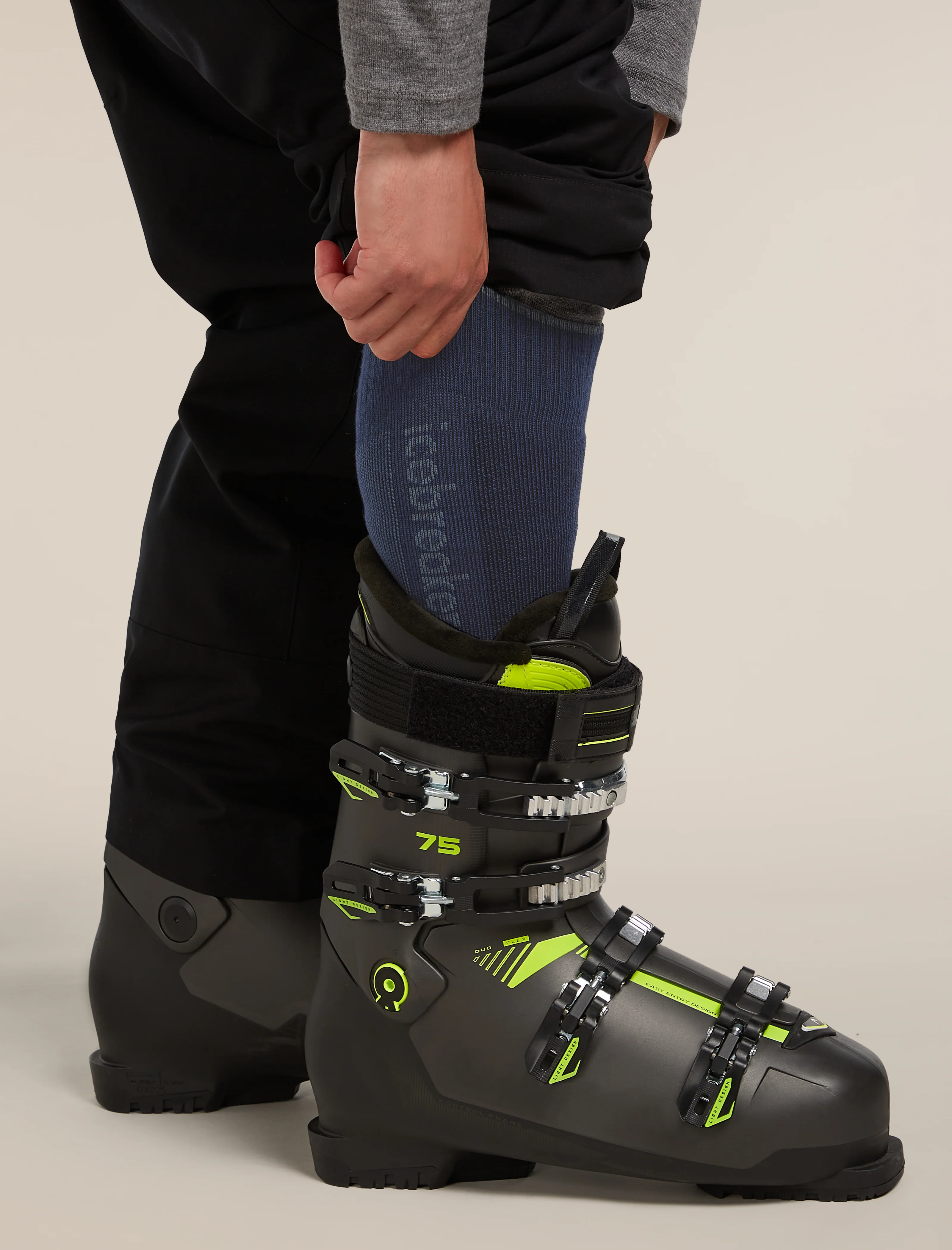 Calcetines para Hombre Merino Ski+ Medio Sobre el Tobillo