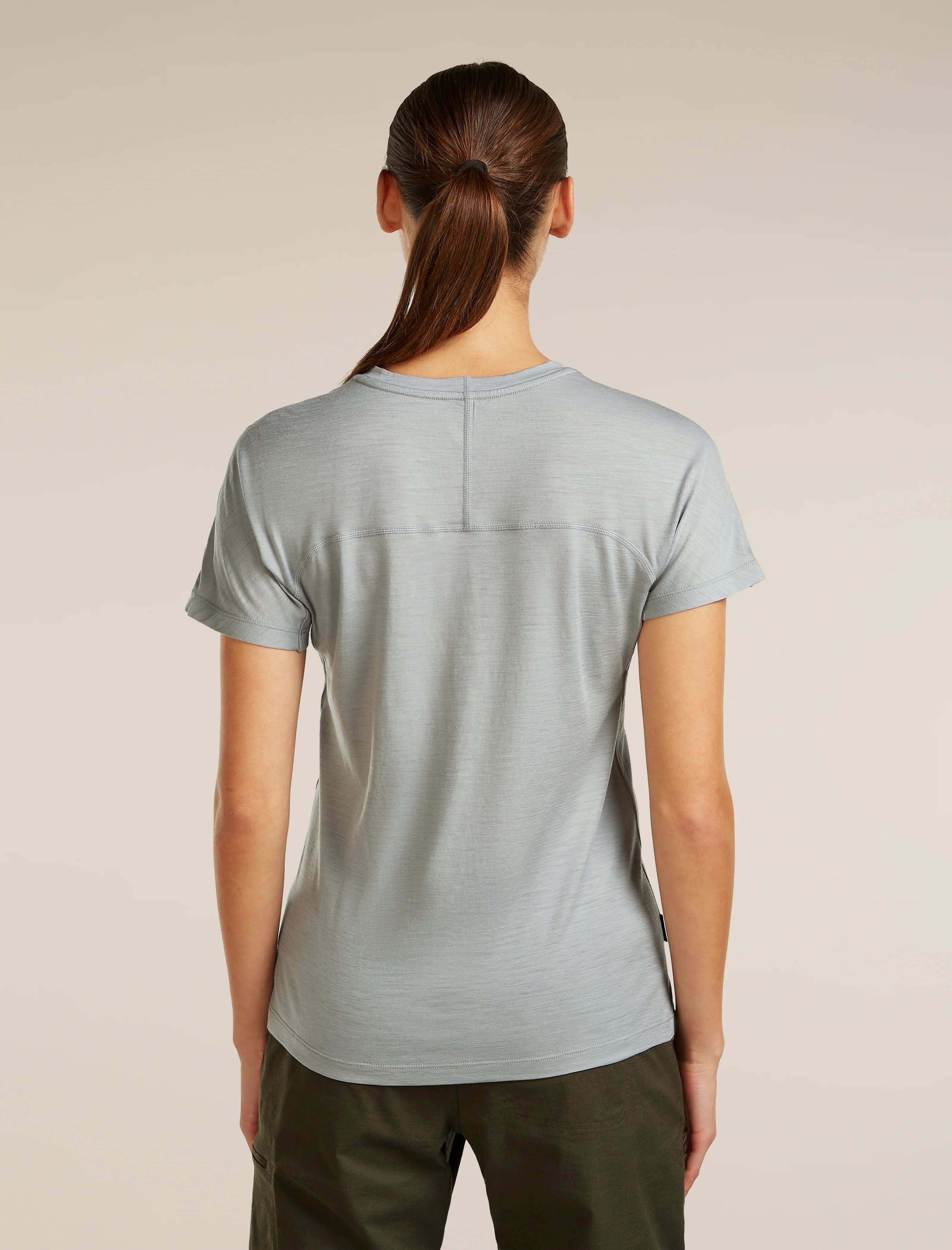 Camiseta corta de manga para mujer 150 MerinoFine™
