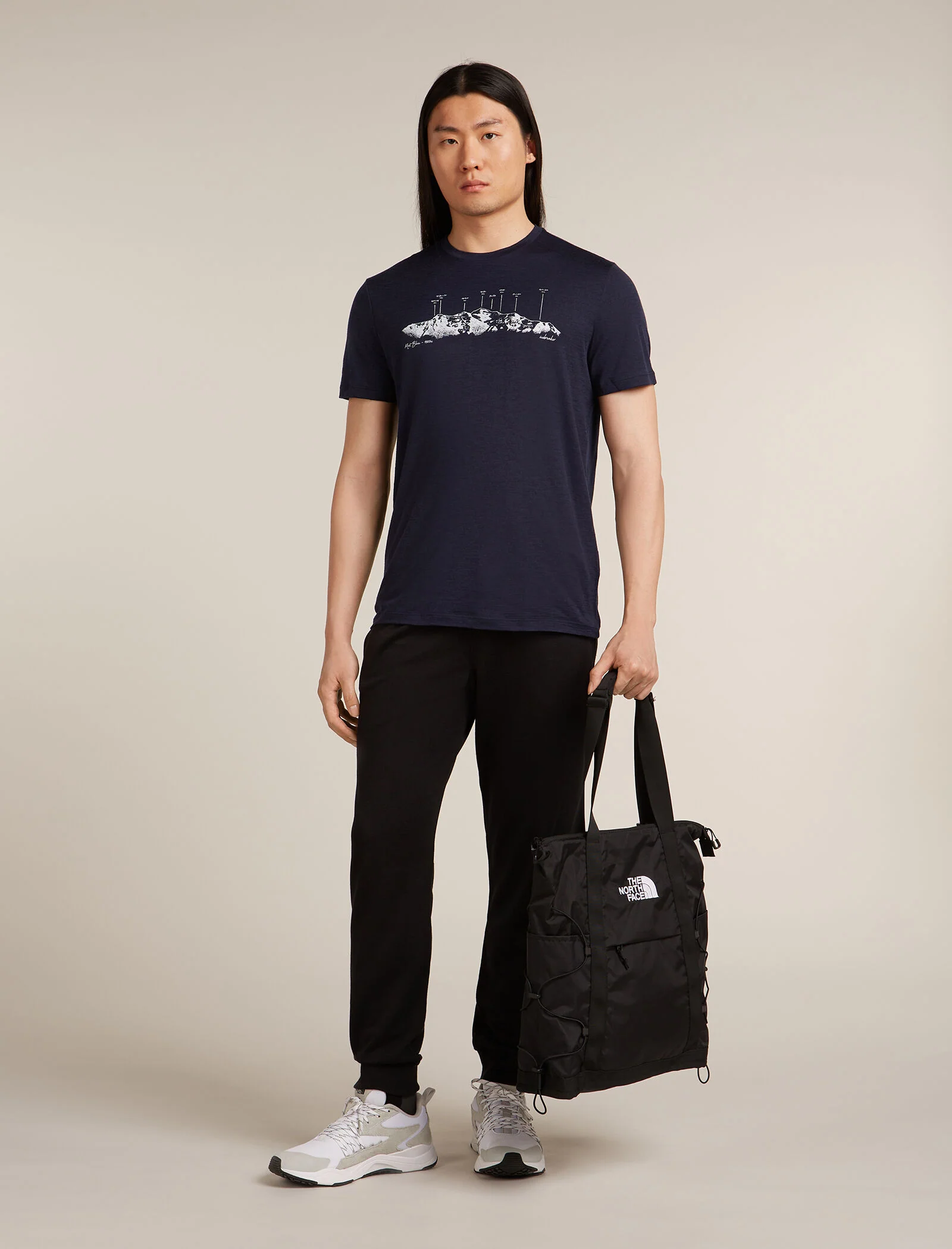 Camiseta corta de manga corta técnica Merino 150 Lite para hombre The Peaks