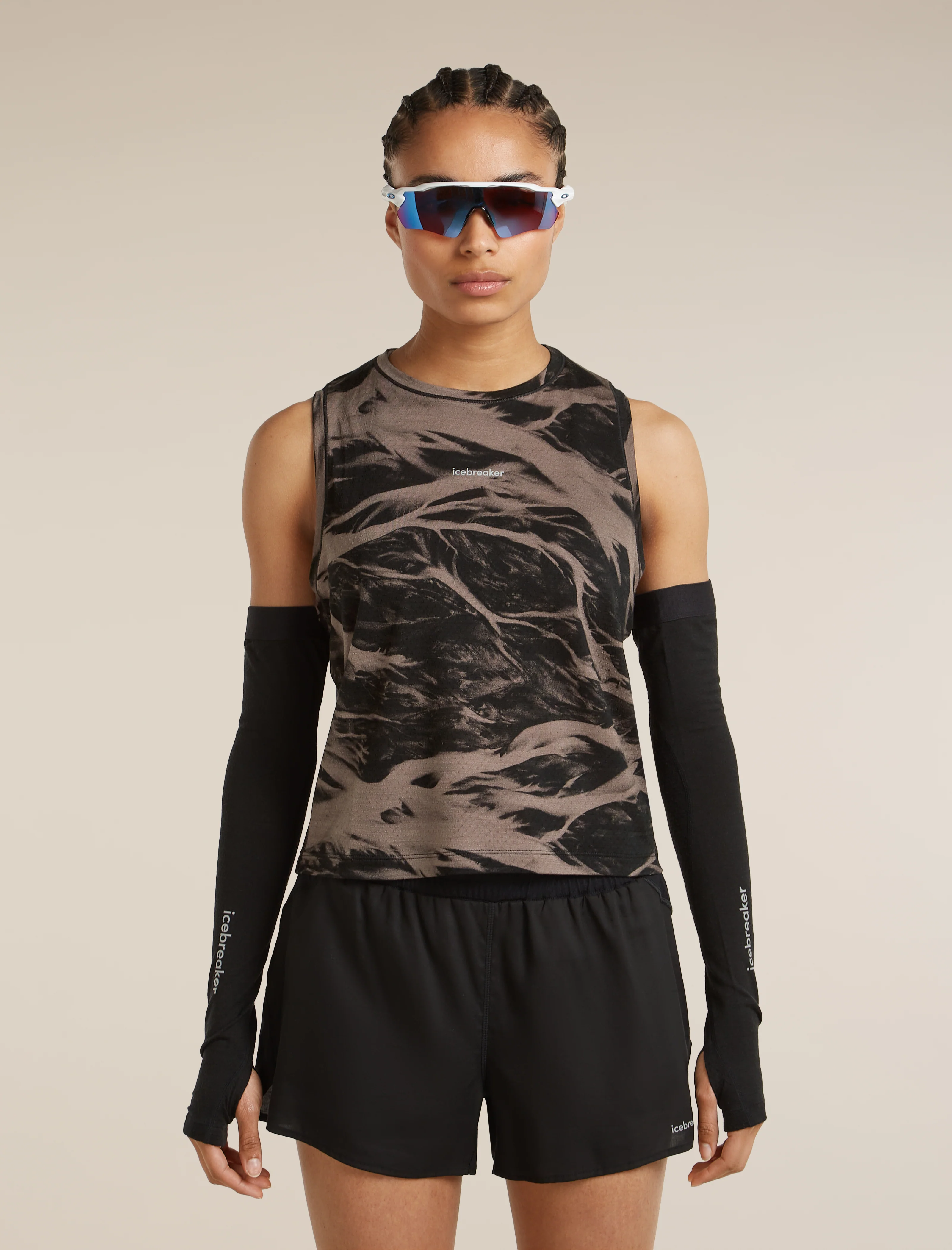 Camiseta de velocidad Cool-Lite™ Merino 125 para mujer Motion AOP