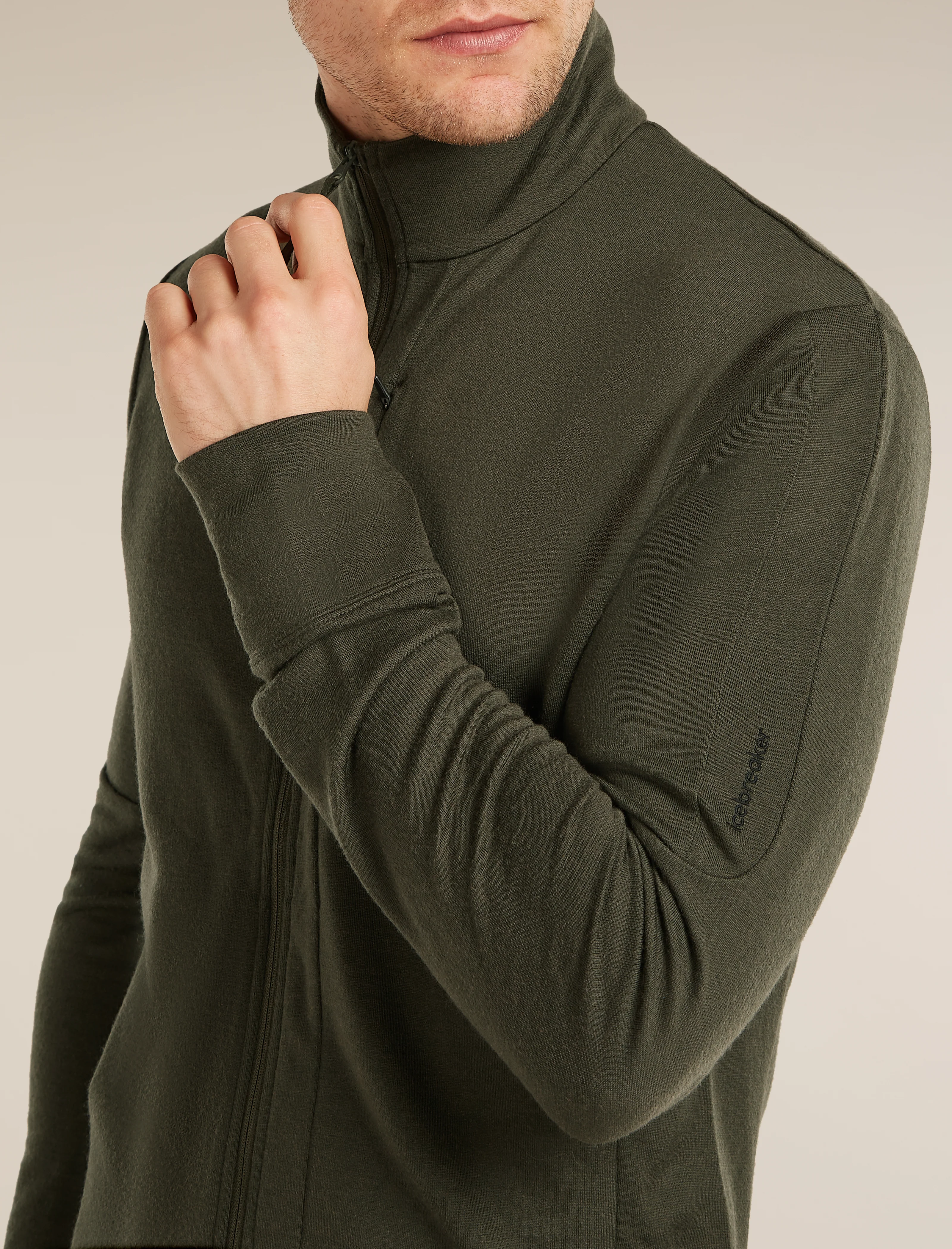 Camiseta de manga larga con cremallera Merino 260 Quantum para hombre