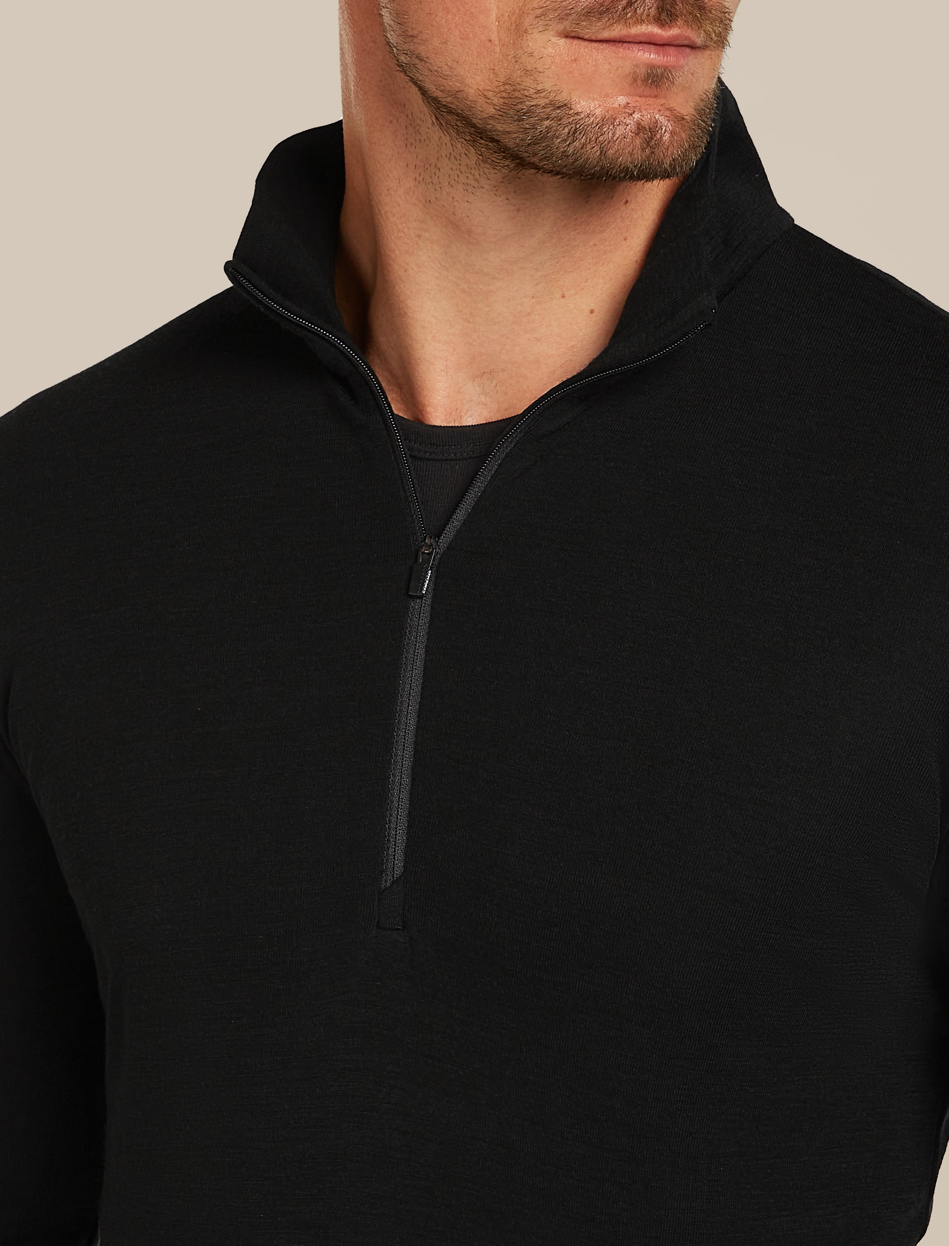 Camiseta térmica de manga larga con cierre de media cremallera para hombre Merino 175 Everyday