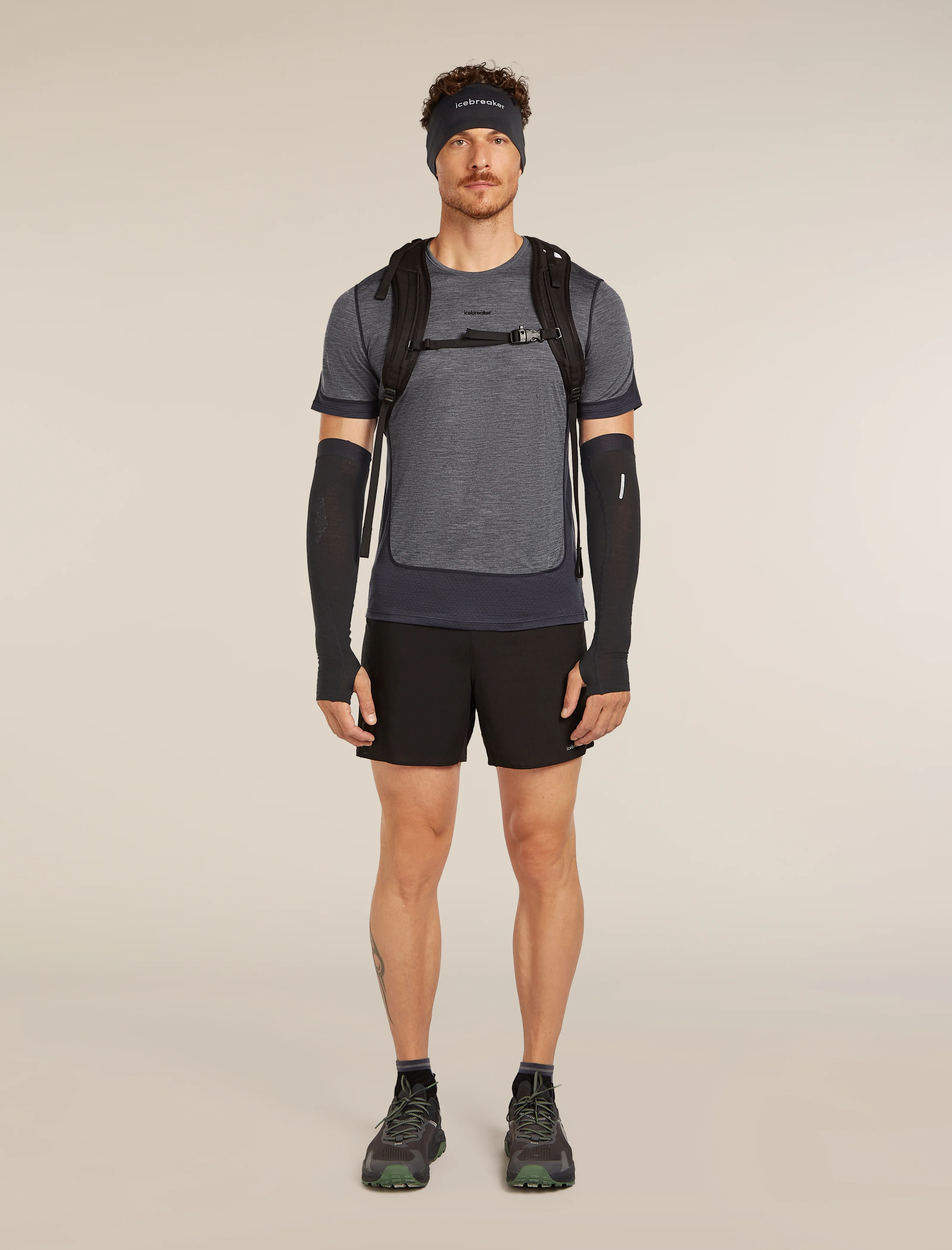 Camiseta corta de manga para hombre Merino Blend 125 ZoneKnit™ Energy Wind