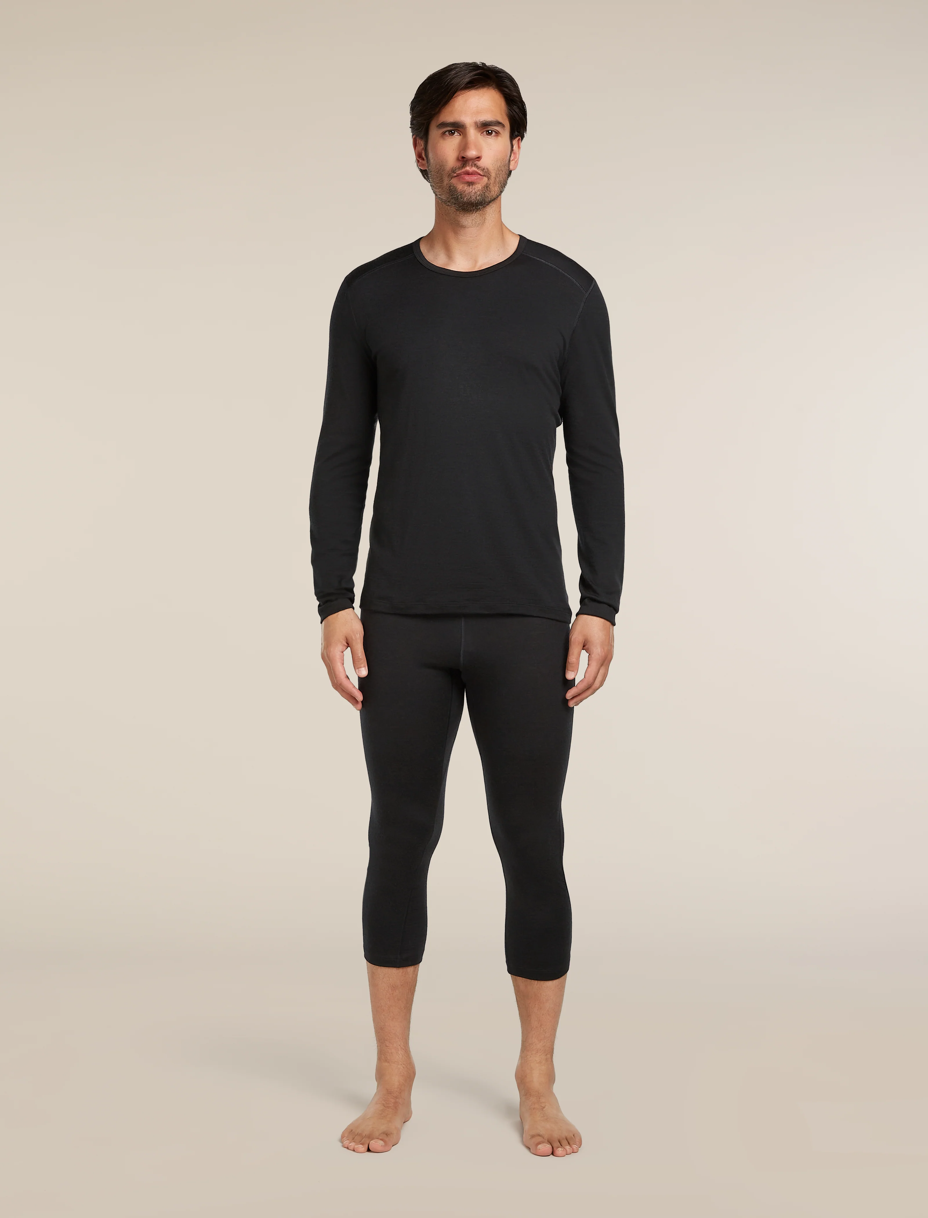 Pantalones térmicos 3/4 Oasis 200 de lana merina para hombre