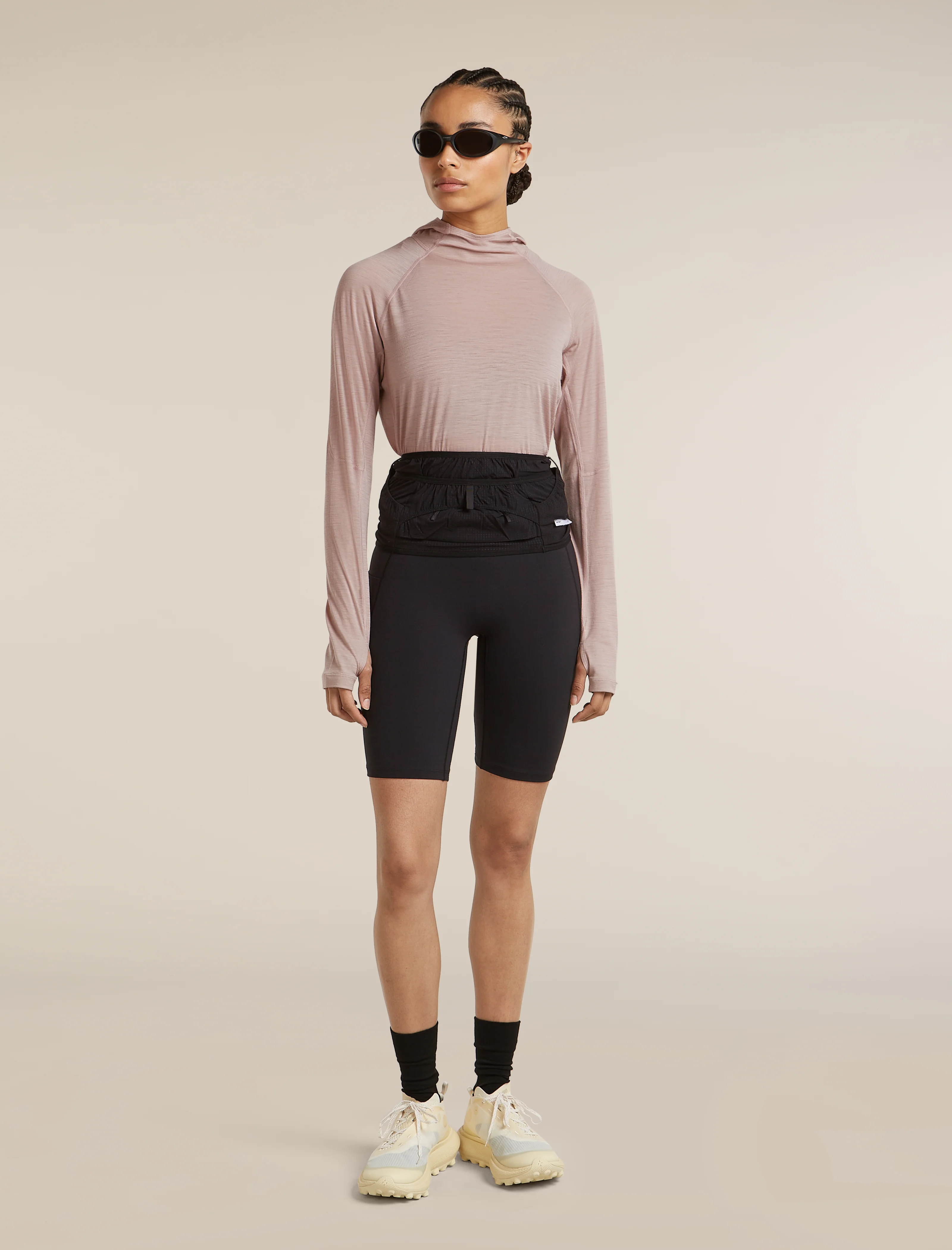 Chaqueta de manga larga con capucha MerinoFine™ para mujer, 150