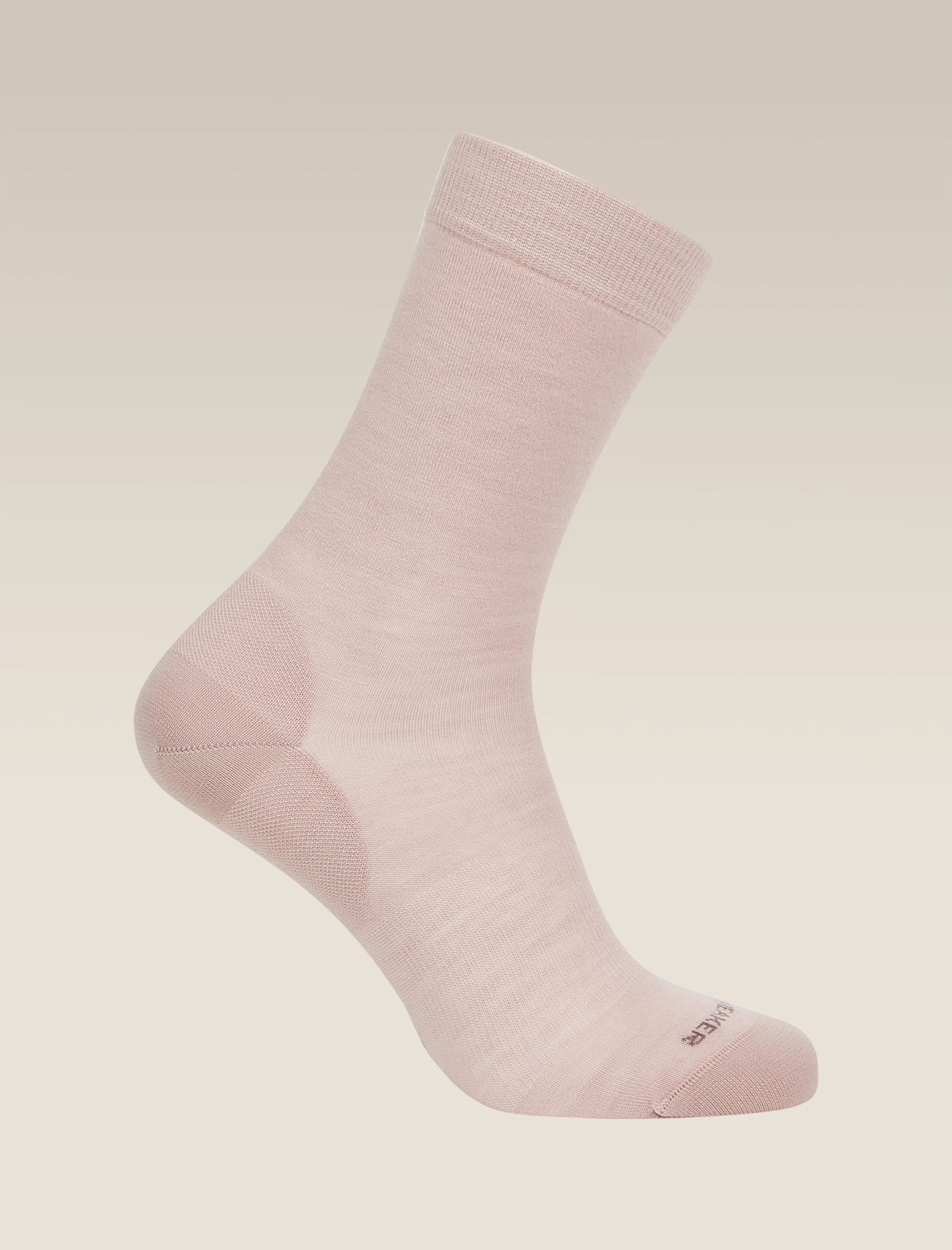 Calcetines de lana de merino para mujer, estilo de vida, tejido fino, cuello redondo