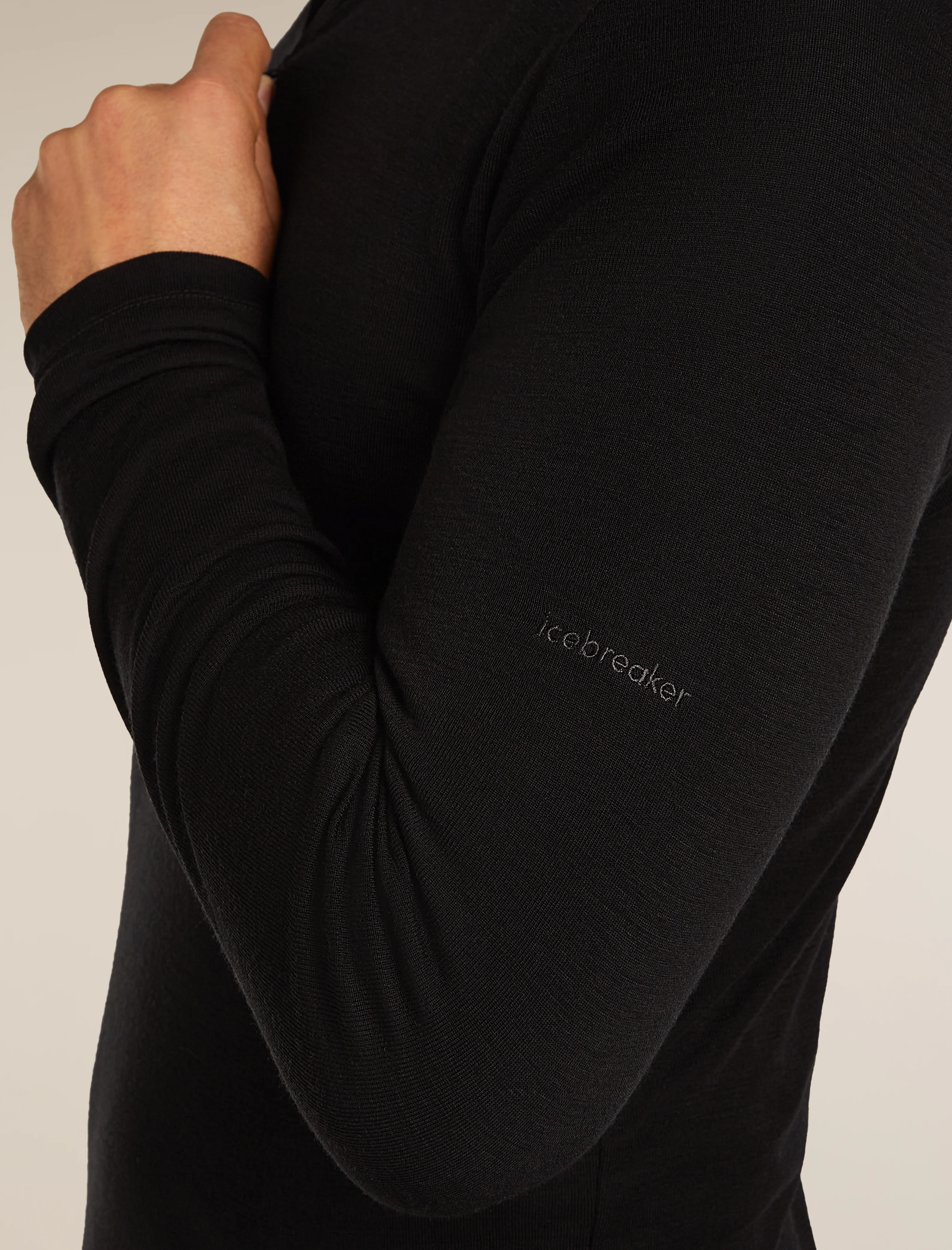 Camiseta térmica de manga larga con cierre de media cremallera para hombre Merino 175 Everyday