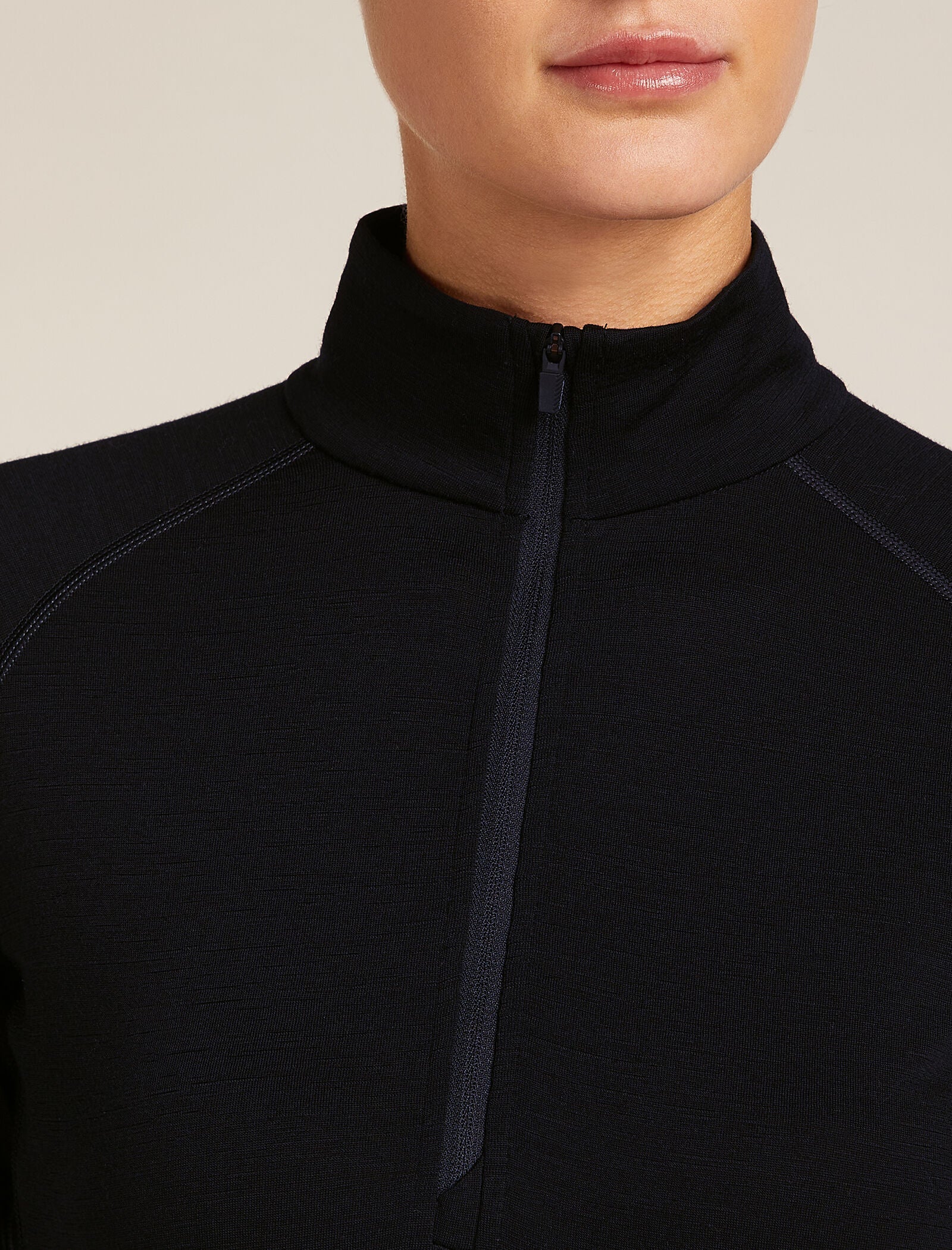 Camiseta térmica de manga larga con cierre a media altura para mujer Merino 200 ZoneKnit™