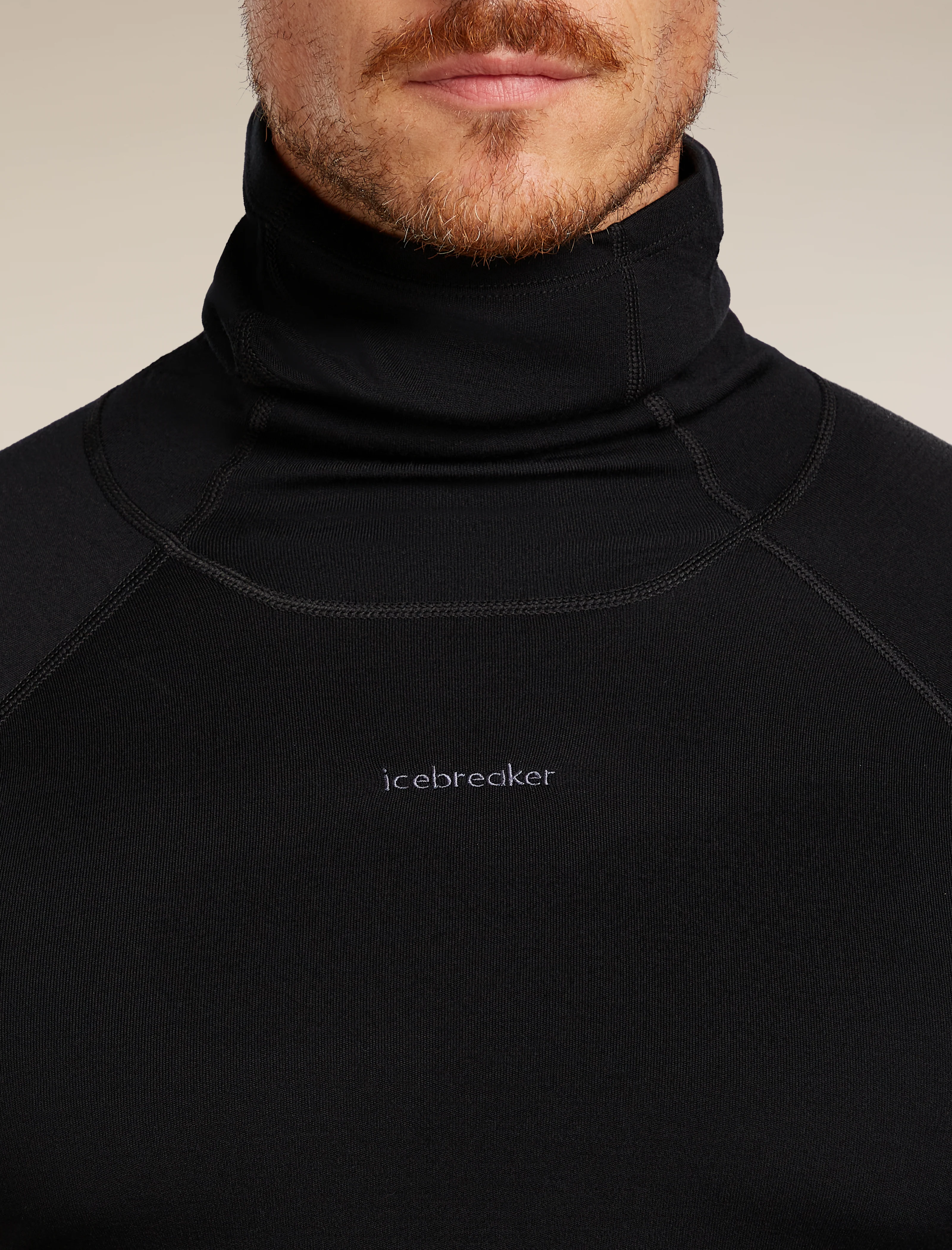 Camiseta térmica de manga larga con cuello vuelto para hombre 300 MerinoFine™ Polar