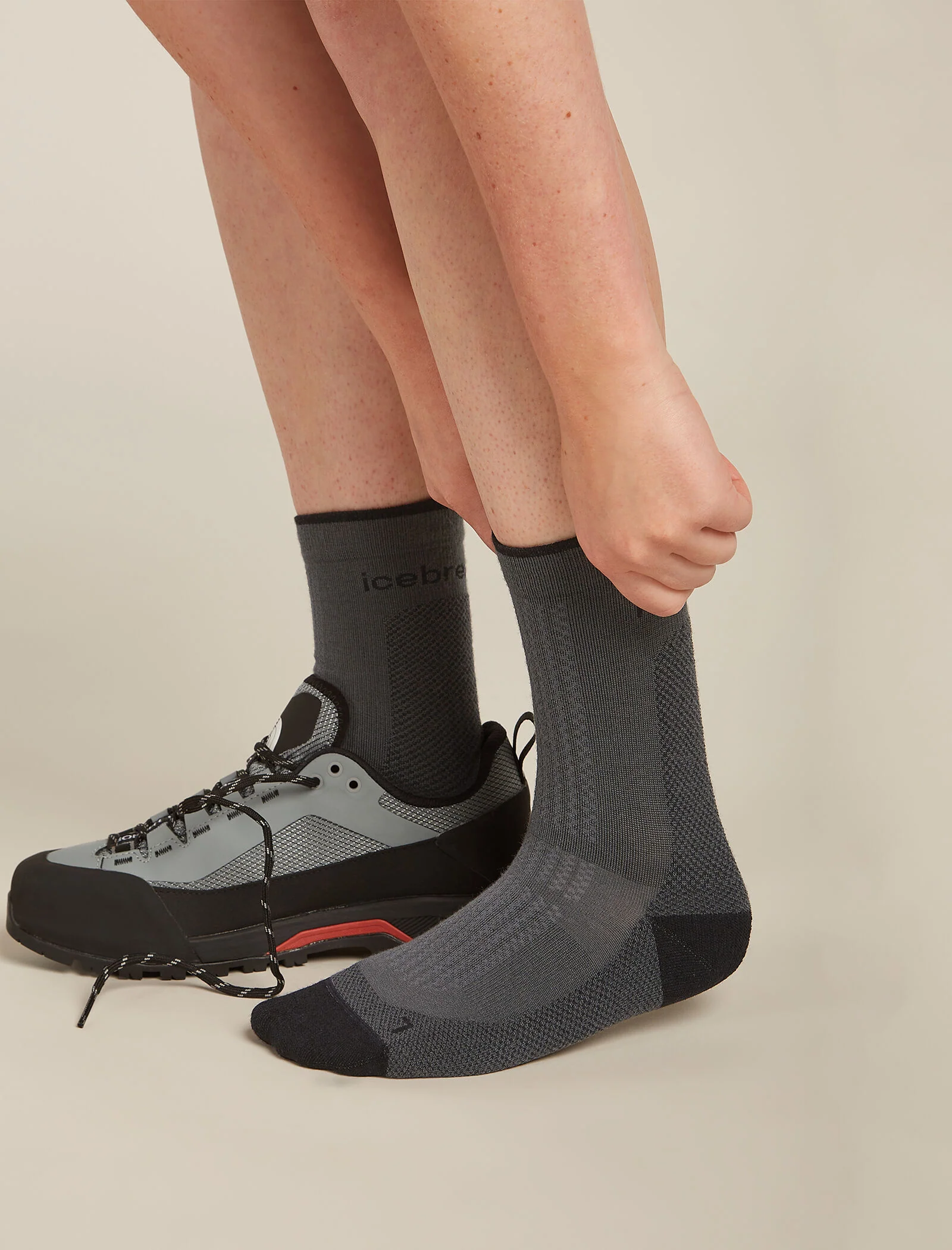 Calcetines Mujer Merino Hike+ Ultraligeros de Media Pierna