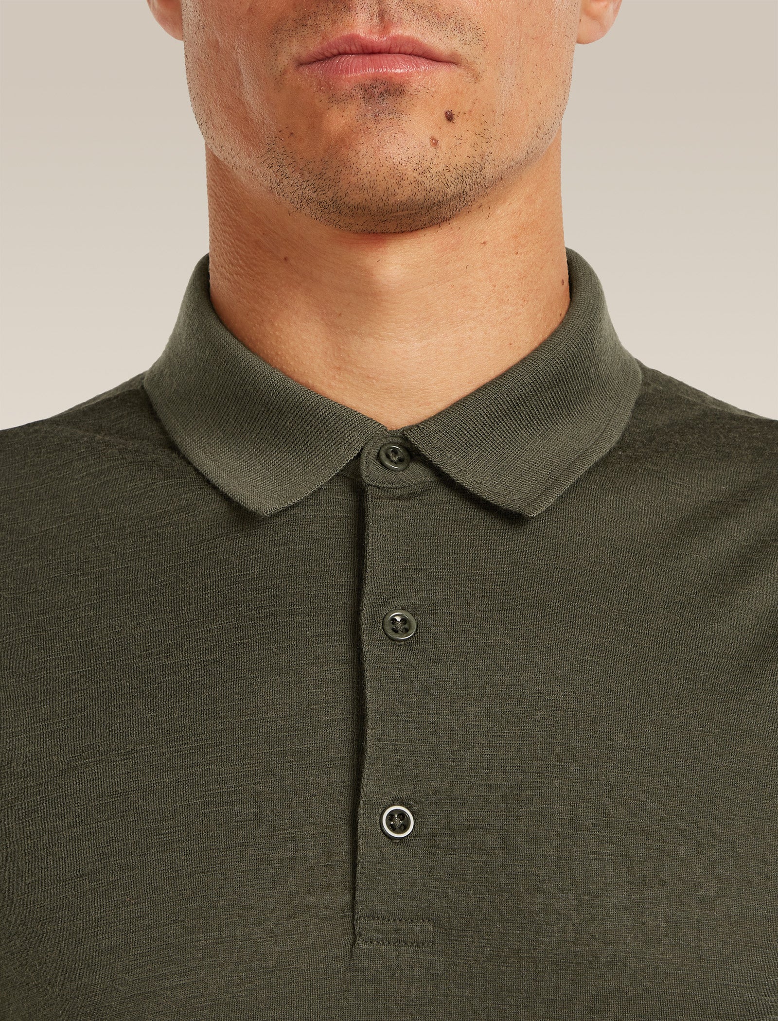 Polo corto de manga corta de lana merina 150 Tech Lite para hombre