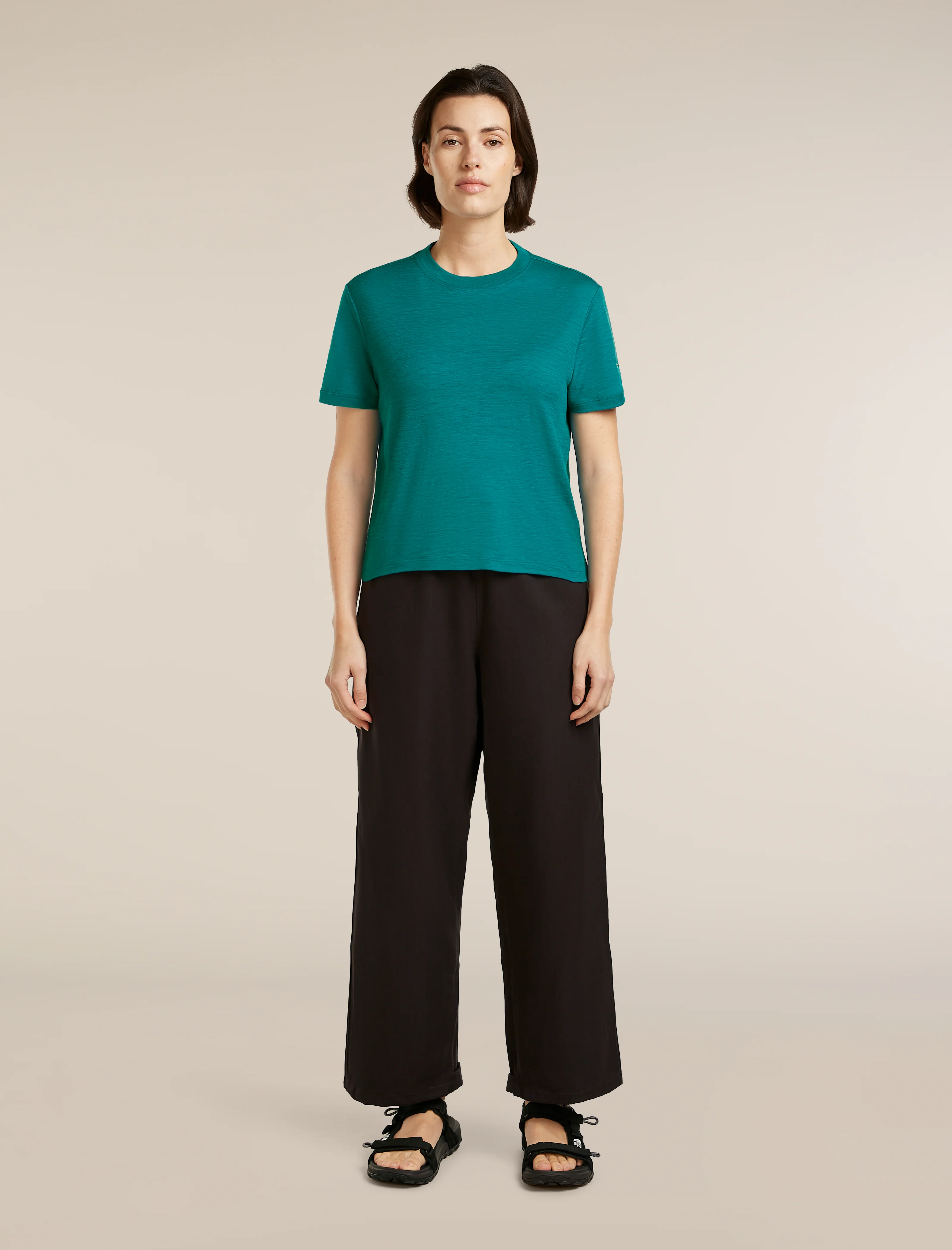 Camiseta Corta de Manga Corta Tech Lite Merino 150 para Mujer