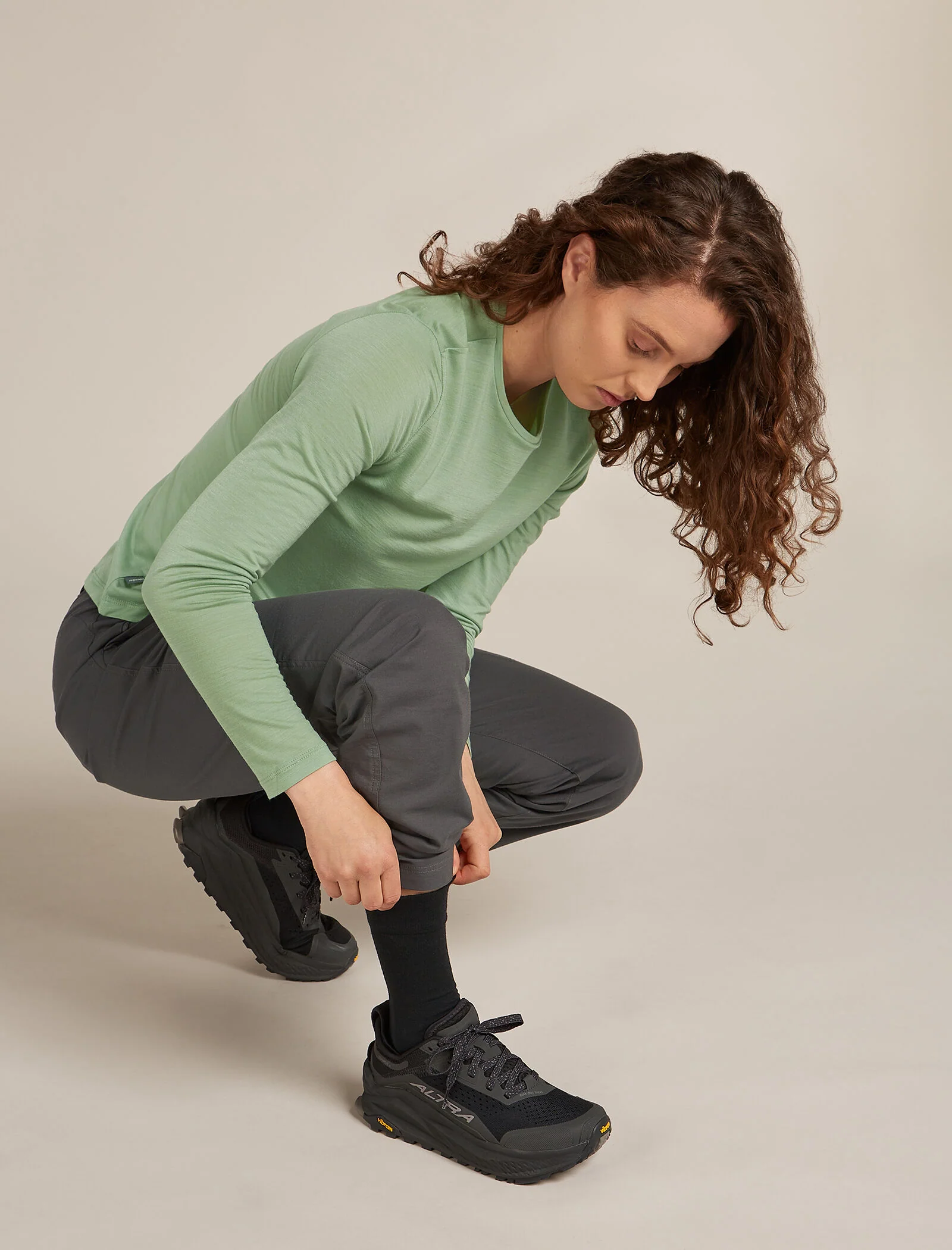 Calcetines de lana merina para mujer Hike+ Liner Crew