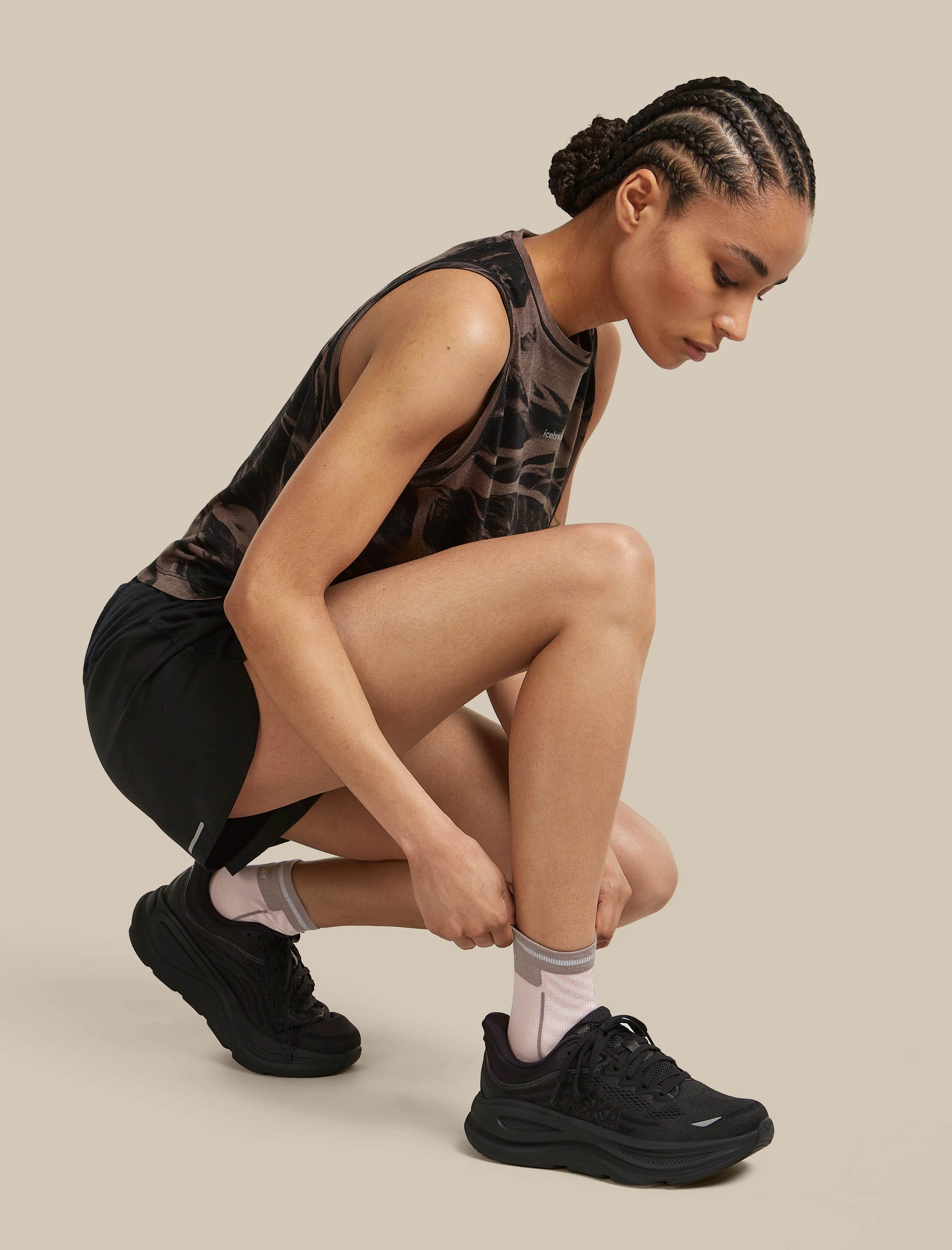 Calcetines Mini Ultraligeros Run+ de Mezcla de Lana Merina para Mujer
