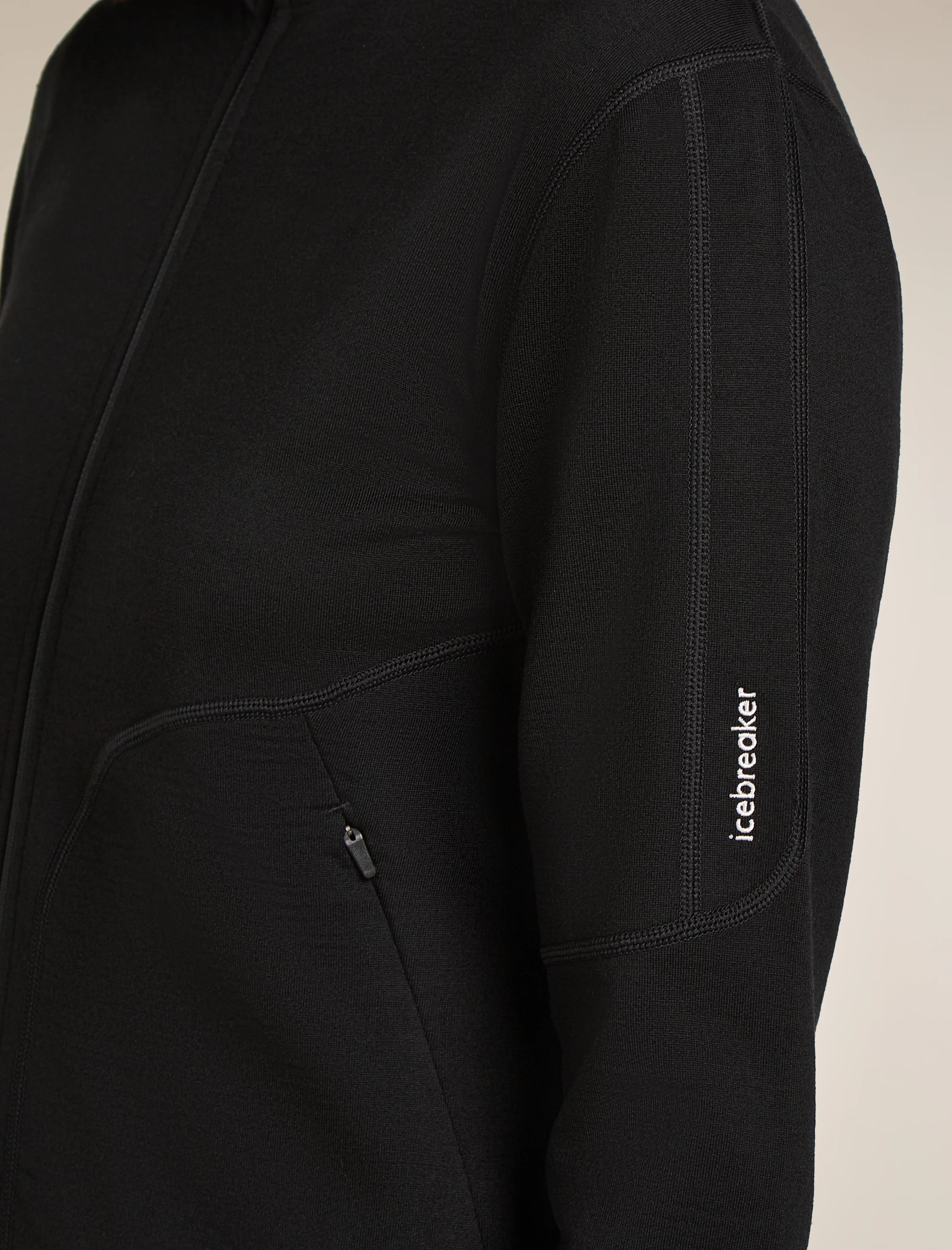 Chaqueta de manga larga con cuello y cremallera Elemental Merino 560 Realfleece™ para mujer