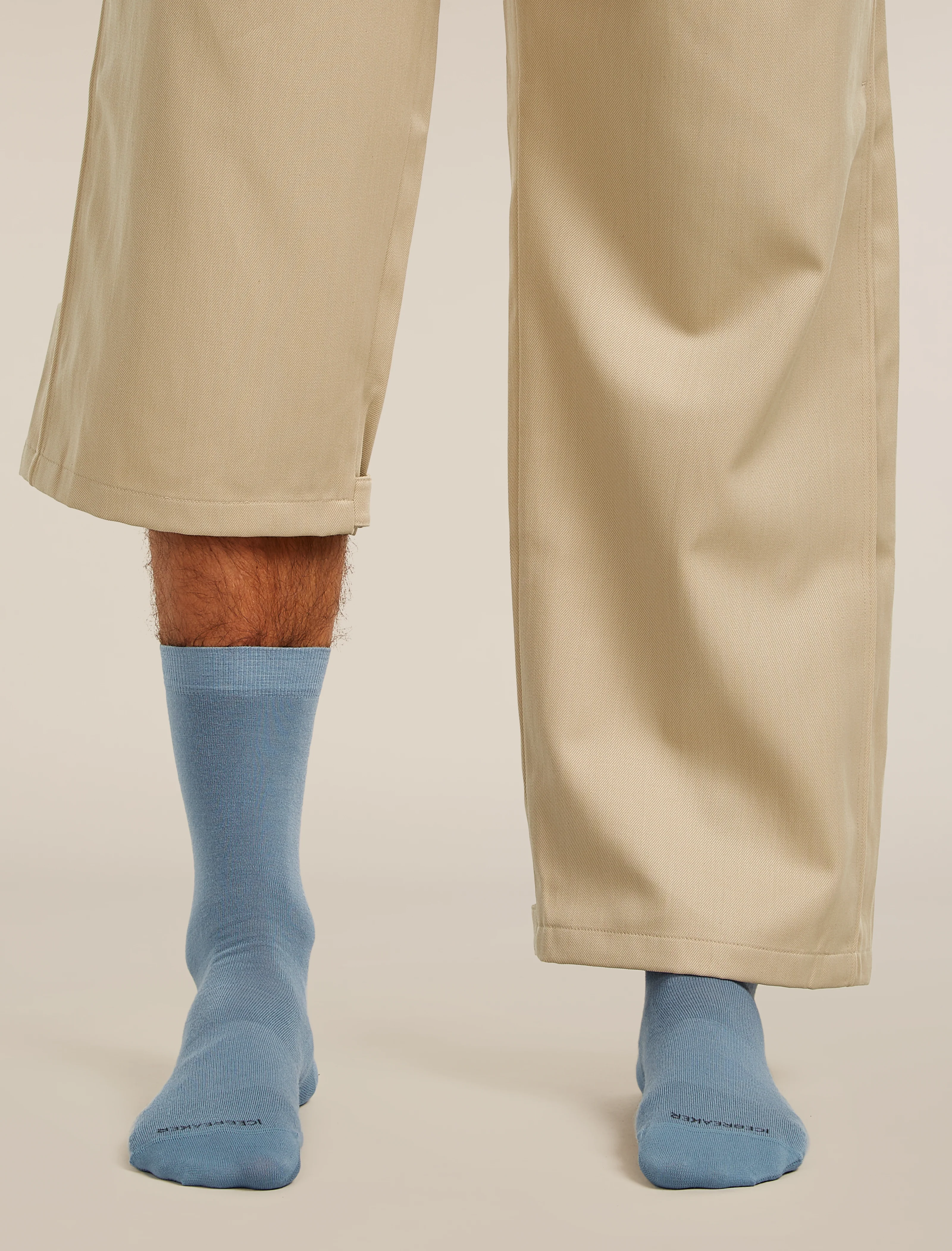 Calcetines de lana merina para hombre de punto fino estilo vida