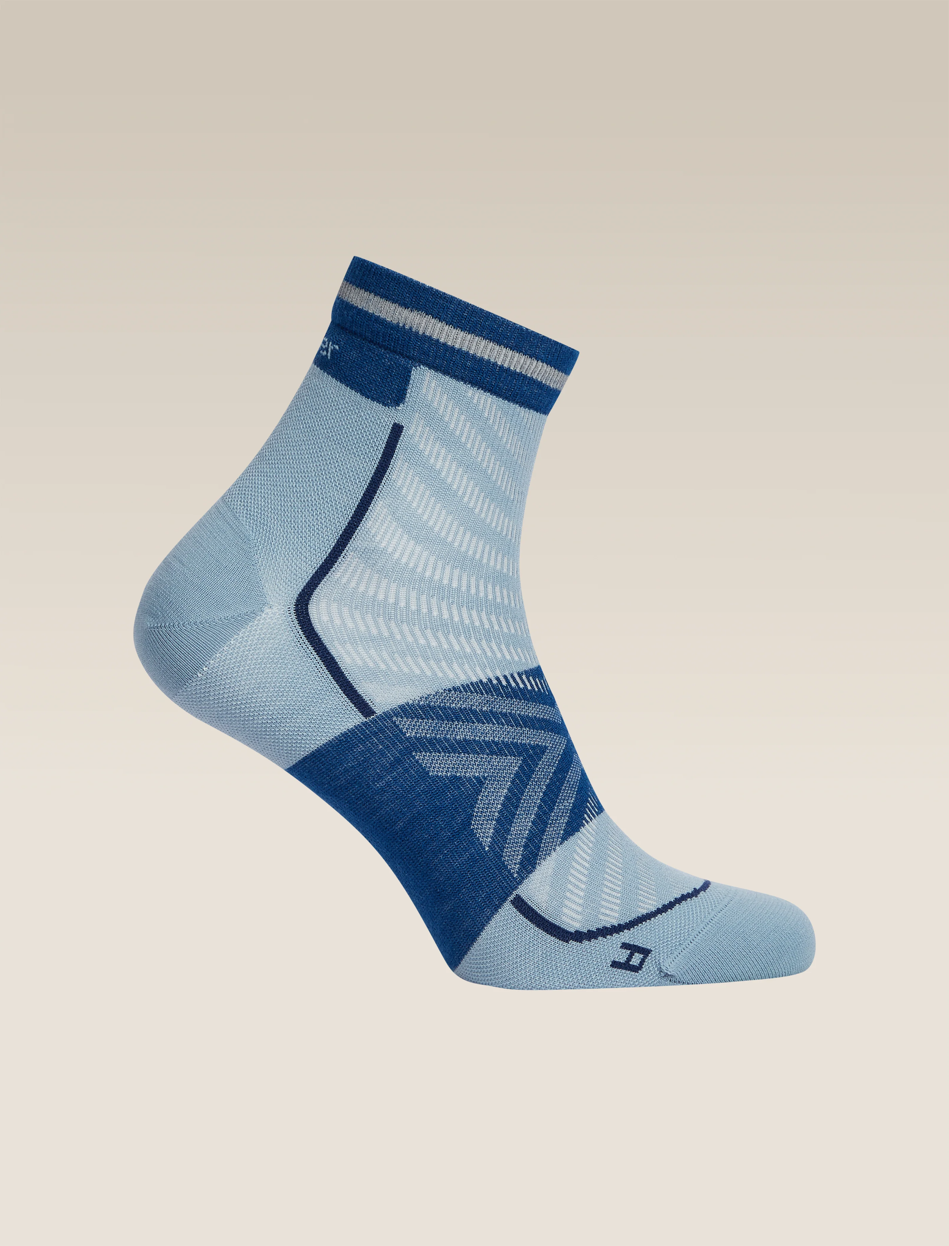 Calcetines ultraligeros mini Run+ de mezcla de lana merina para hombre
